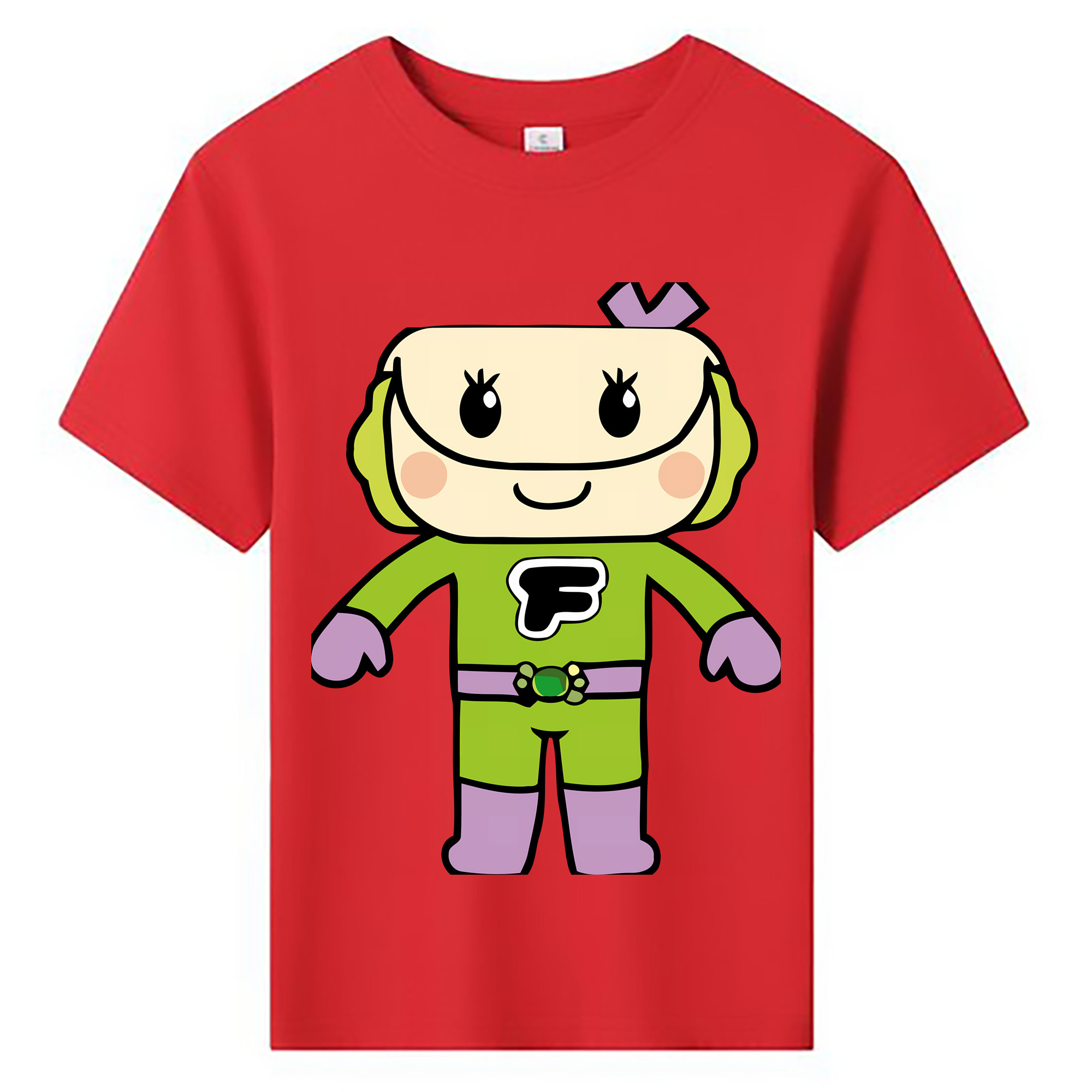 （画像用） アンパンマン Anpanman 綿100％キッズTシャツ（フロントプリント）