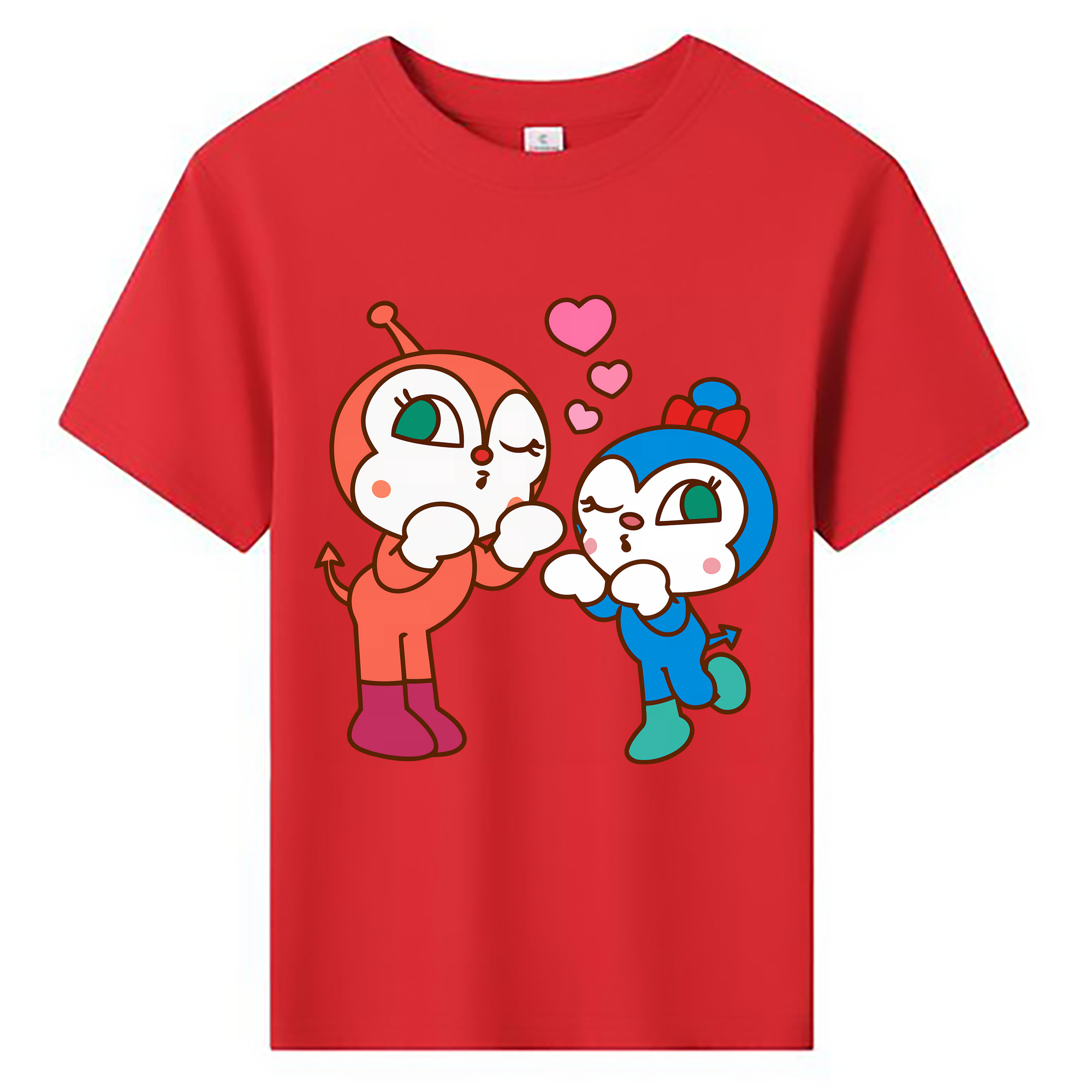 （画像用） アンパンマン Anpanman 綿100％キッズTシャツ（フロントプリント）