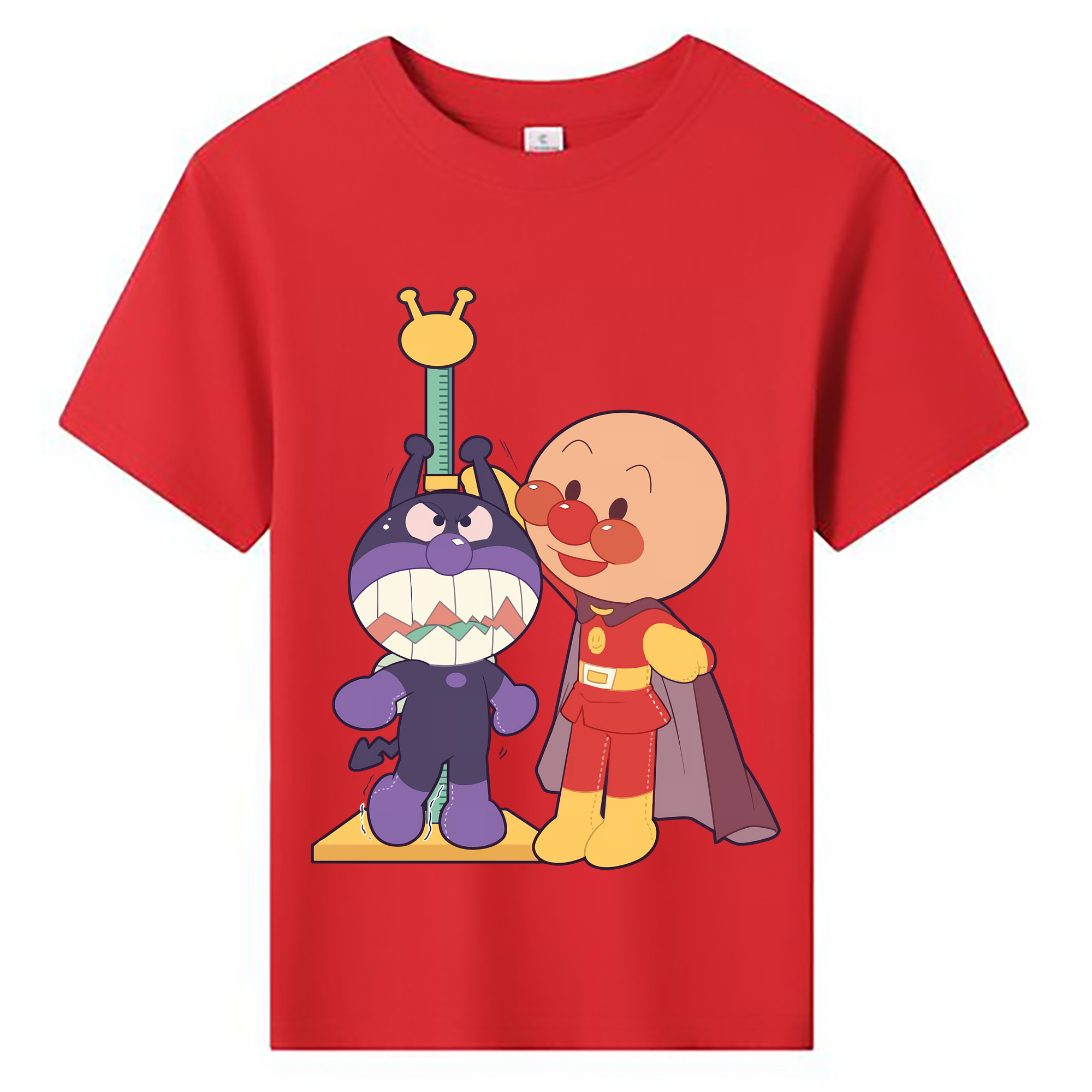 （画像用） アンパンマン Anpanman 綿100％キッズTシャツ（フロントプリント）