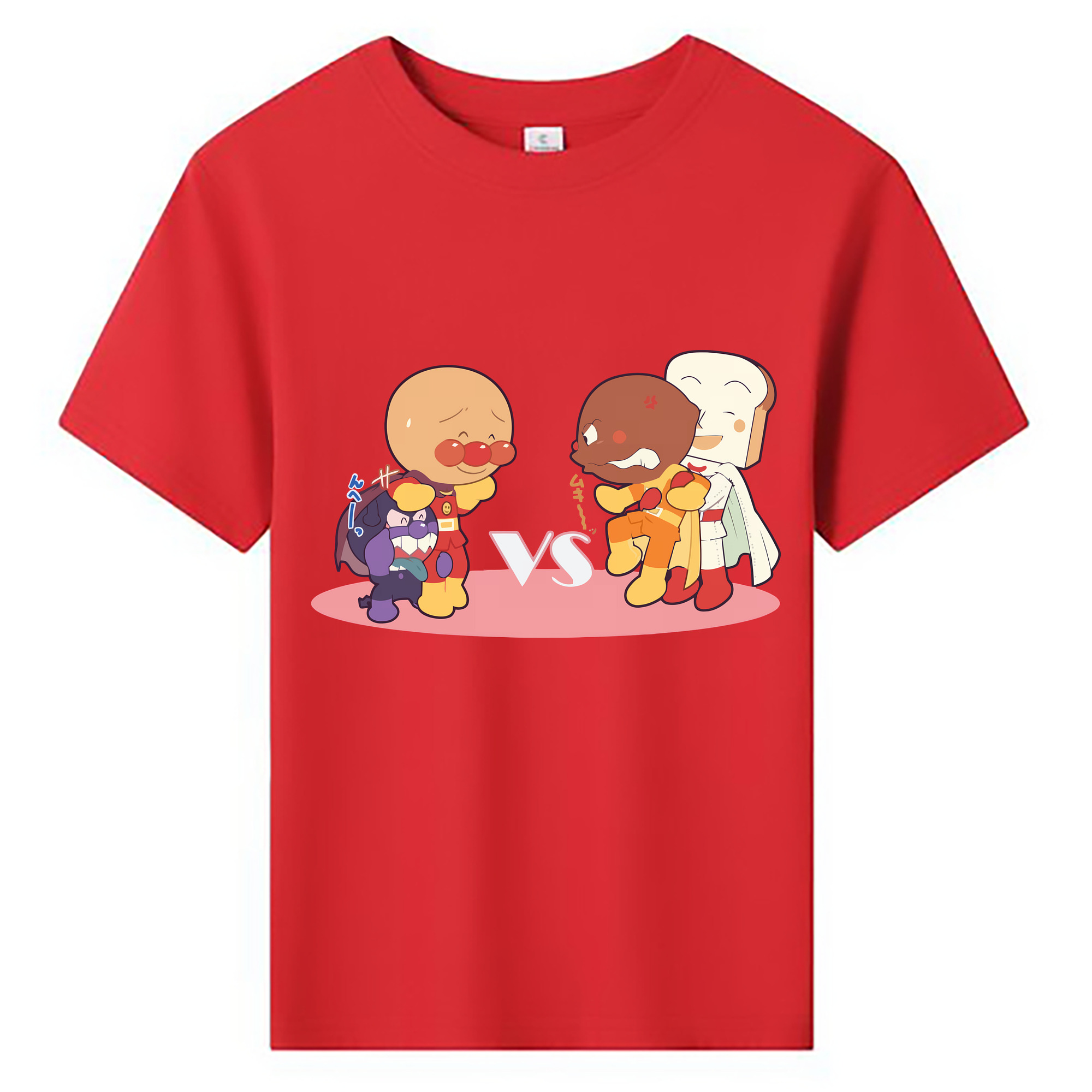 （画像用） アンパンマン Anpanman 綿100％キッズTシャツ（フロントプリント）