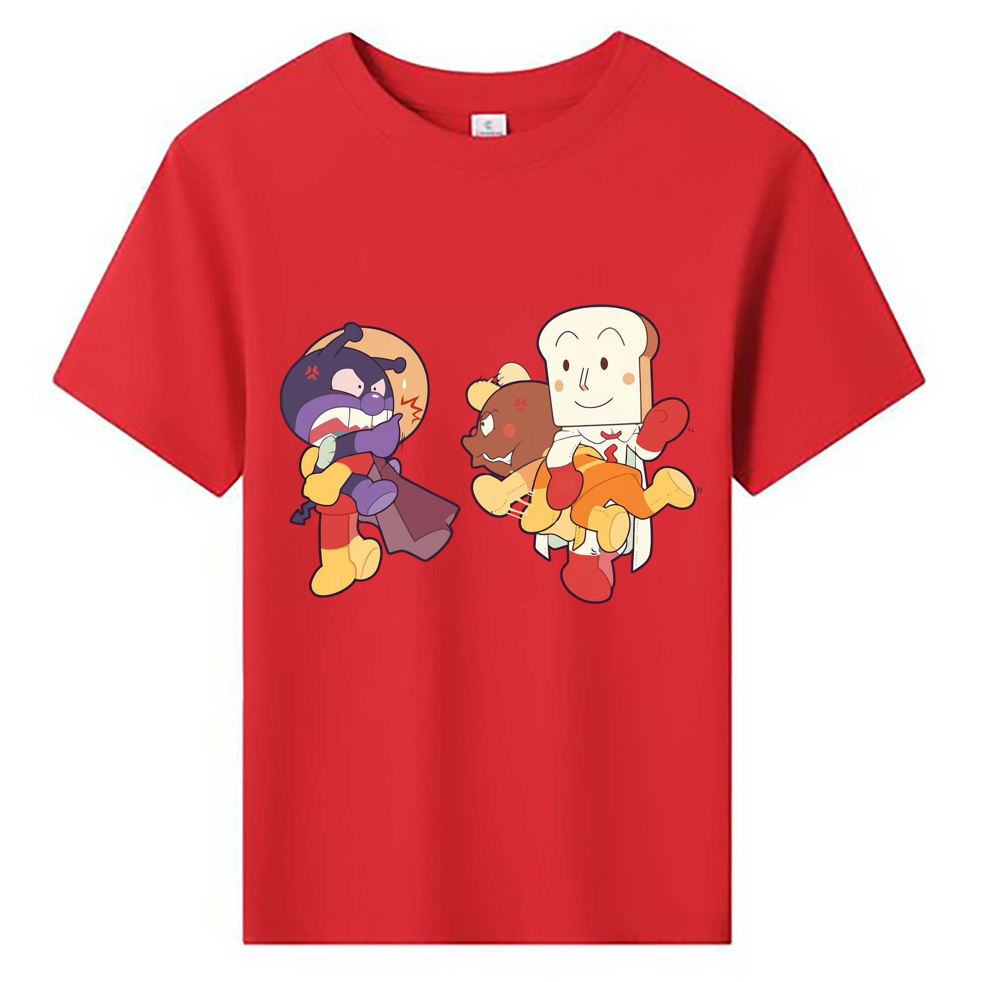 （画像用） アンパンマン Anpanman 綿100％キッズTシャツ（フロントプリント）