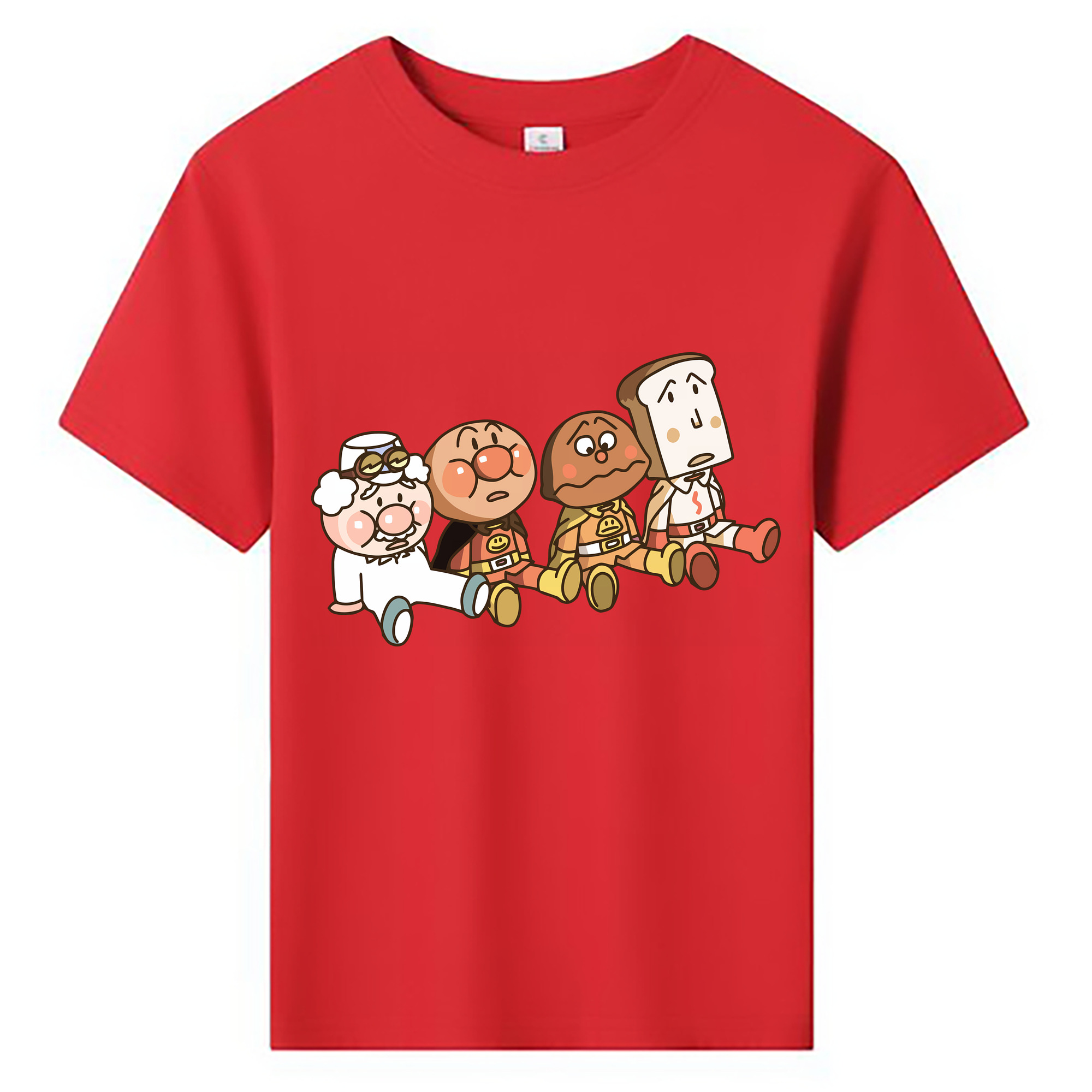 （画像用） アンパンマン Anpanman 綿100％キッズTシャツ（フロントプリント）