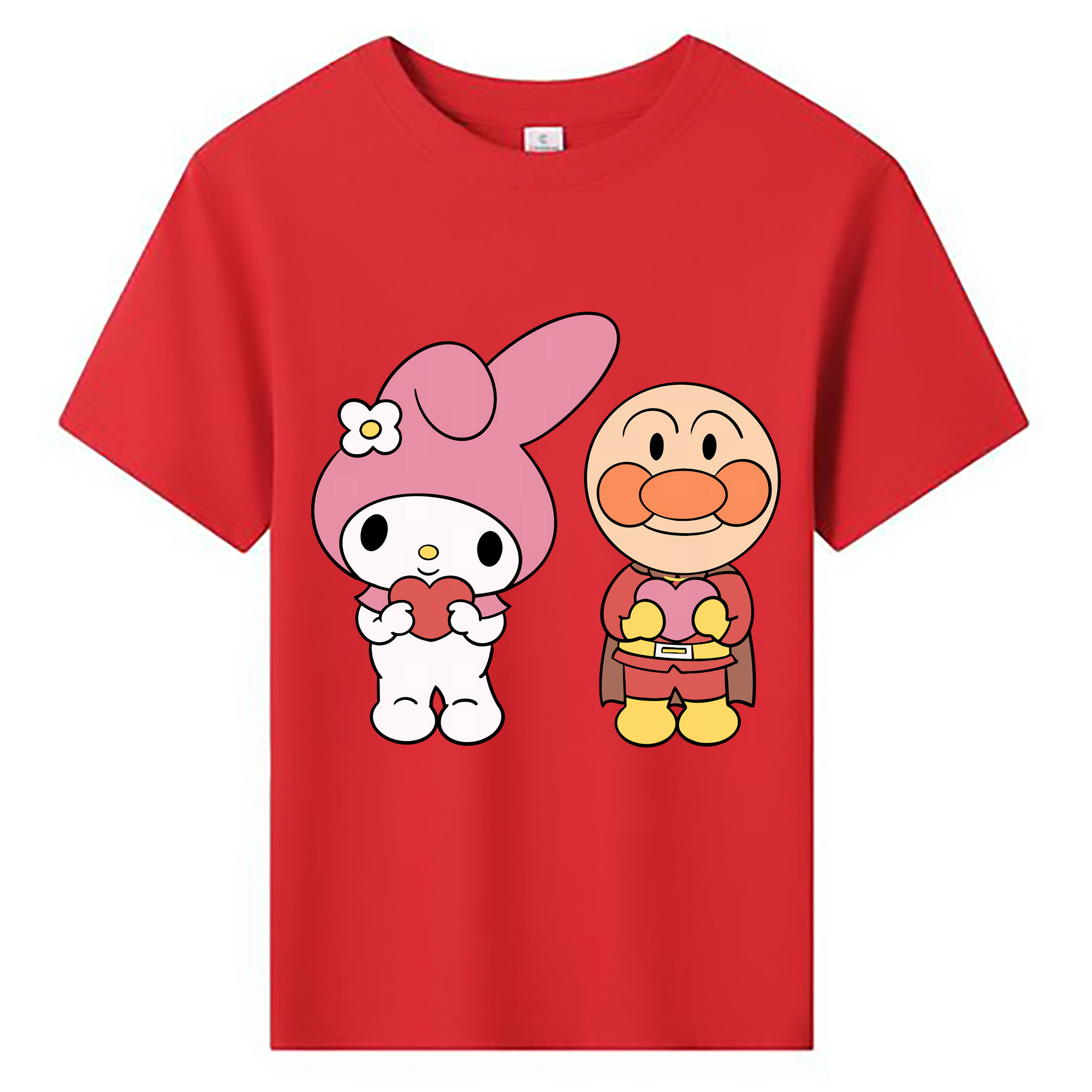 （画像用） アンパンマン Anpanman 綿100％キッズTシャツ（フロントプリント）
