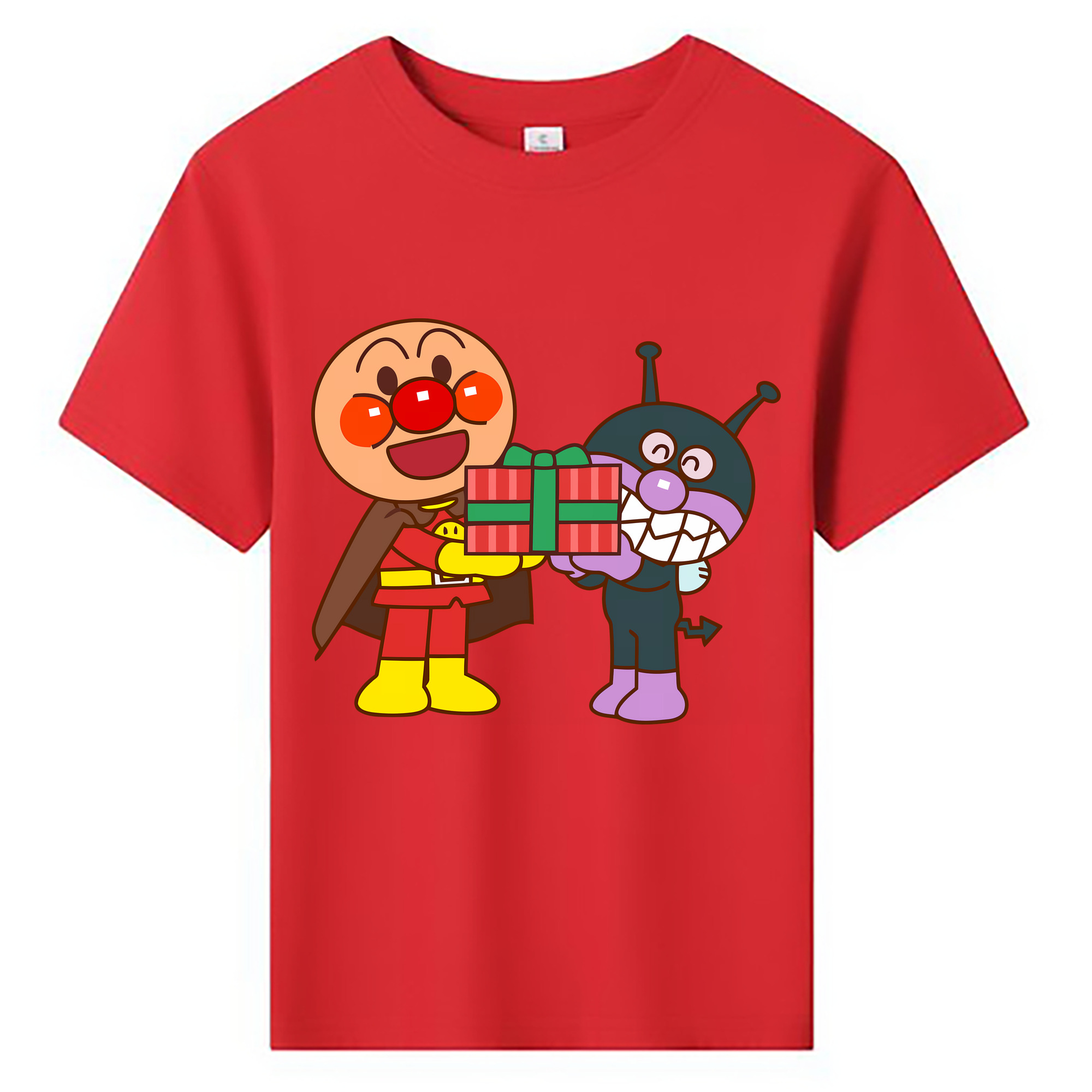 （画像用） アンパンマン Anpanman 綿100％キッズTシャツ（フロントプリント）