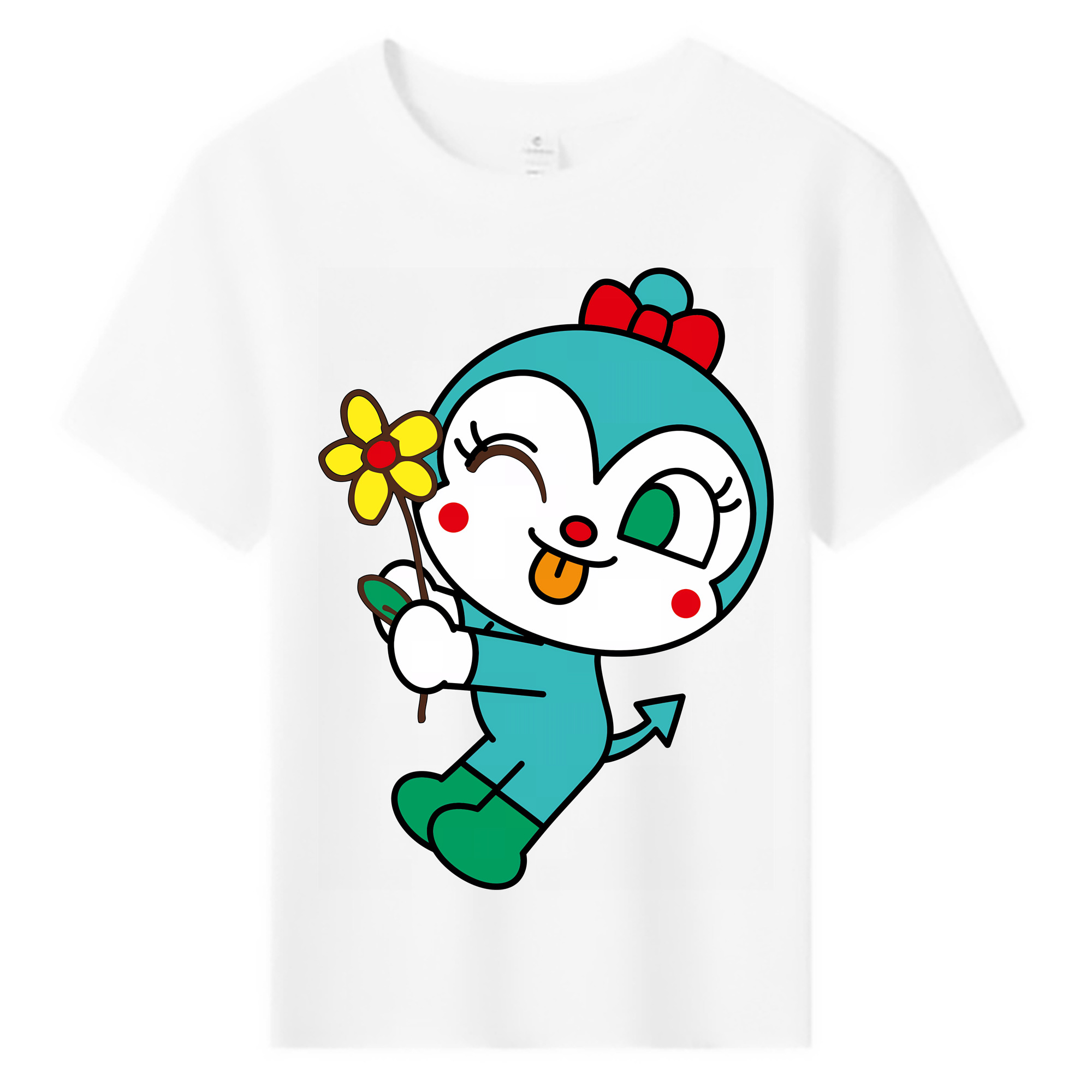 （画像用） アンパンマン Anpanman 綿100％キッズTシャツ（フロントプリント）