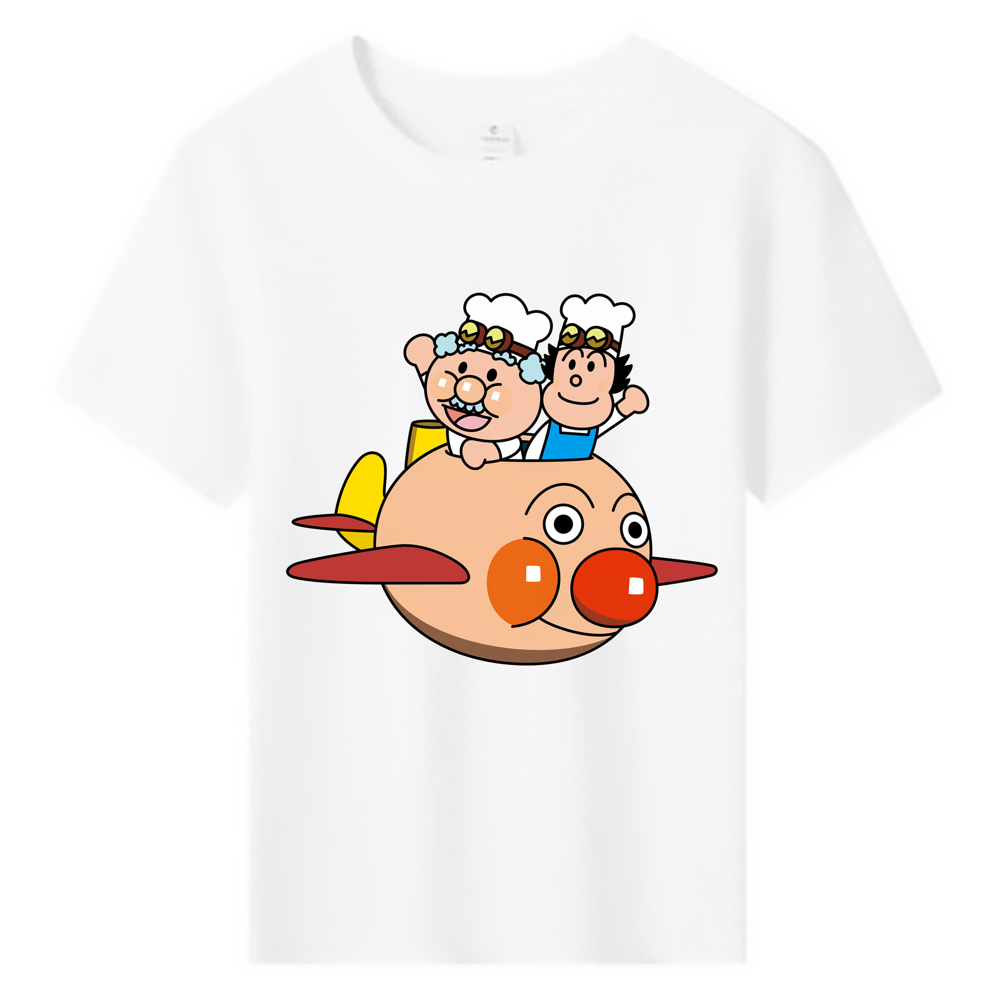 （画像用） アンパンマン Anpanman 綿100％キッズTシャツ（フロントプリント）