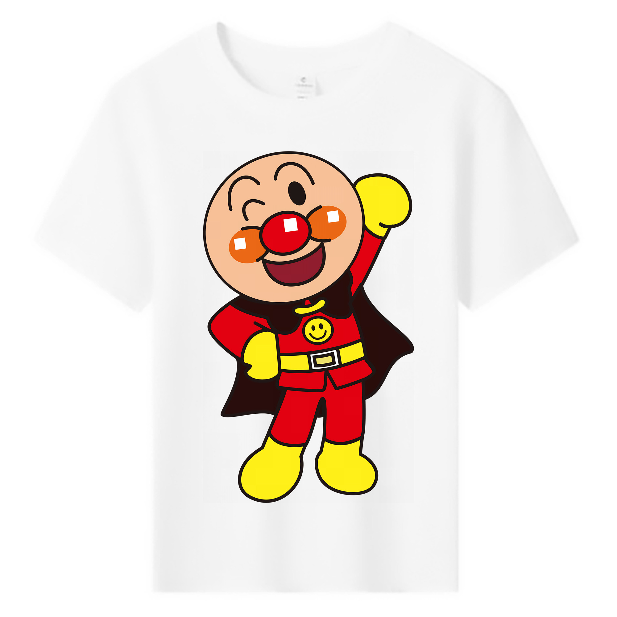 （画像用） アンパンマン Anpanman 綿100％キッズTシャツ（フロントプリント）