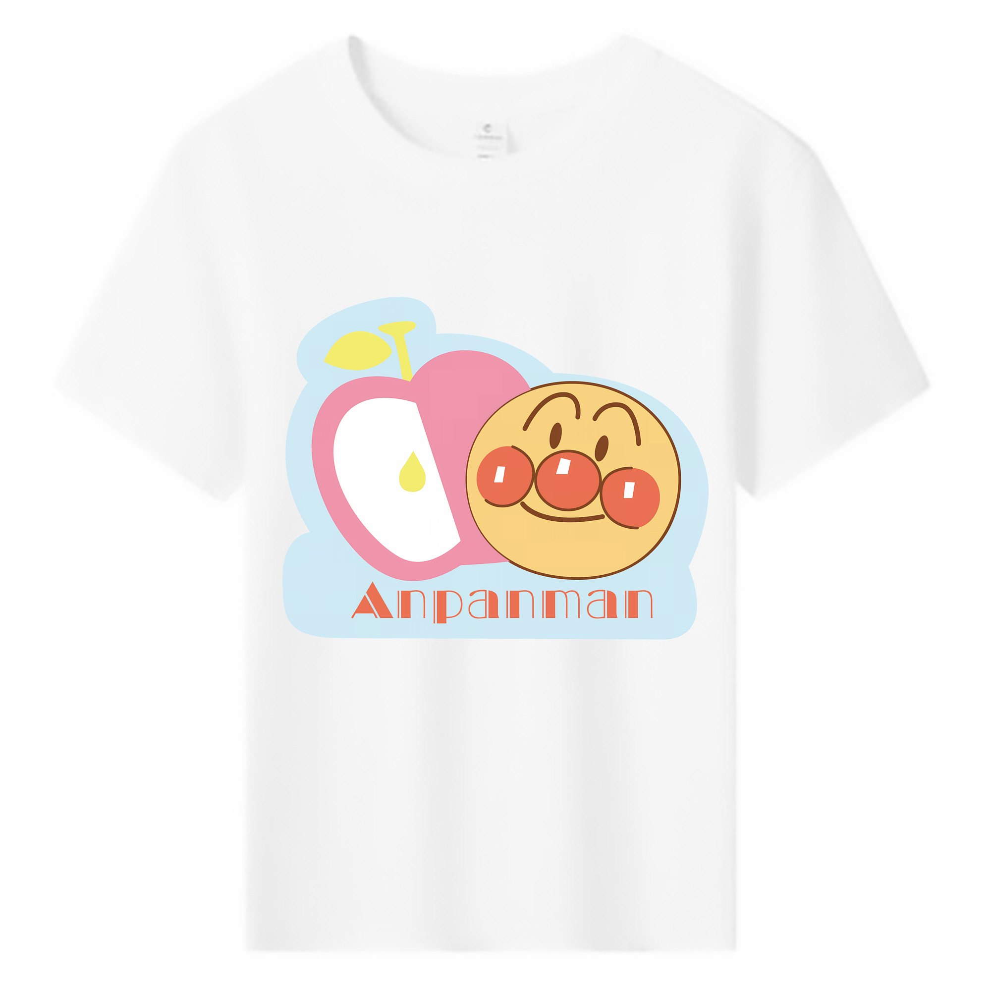 （画像用） アンパンマン Anpanman 綿100％キッズTシャツ（フロントプリント）