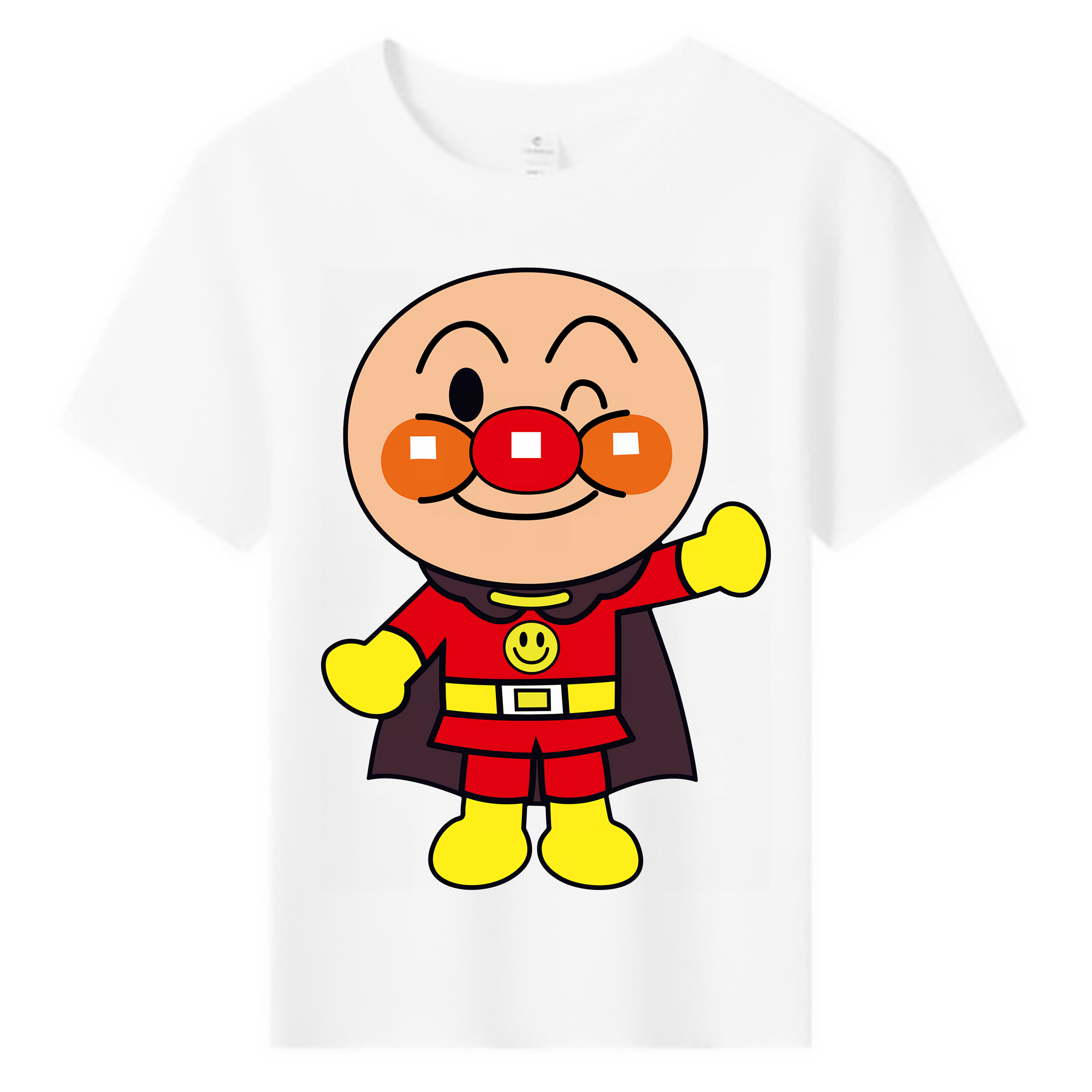 （画像用） アンパンマン Anpanman 綿100％キッズTシャツ（フロントプリント）
