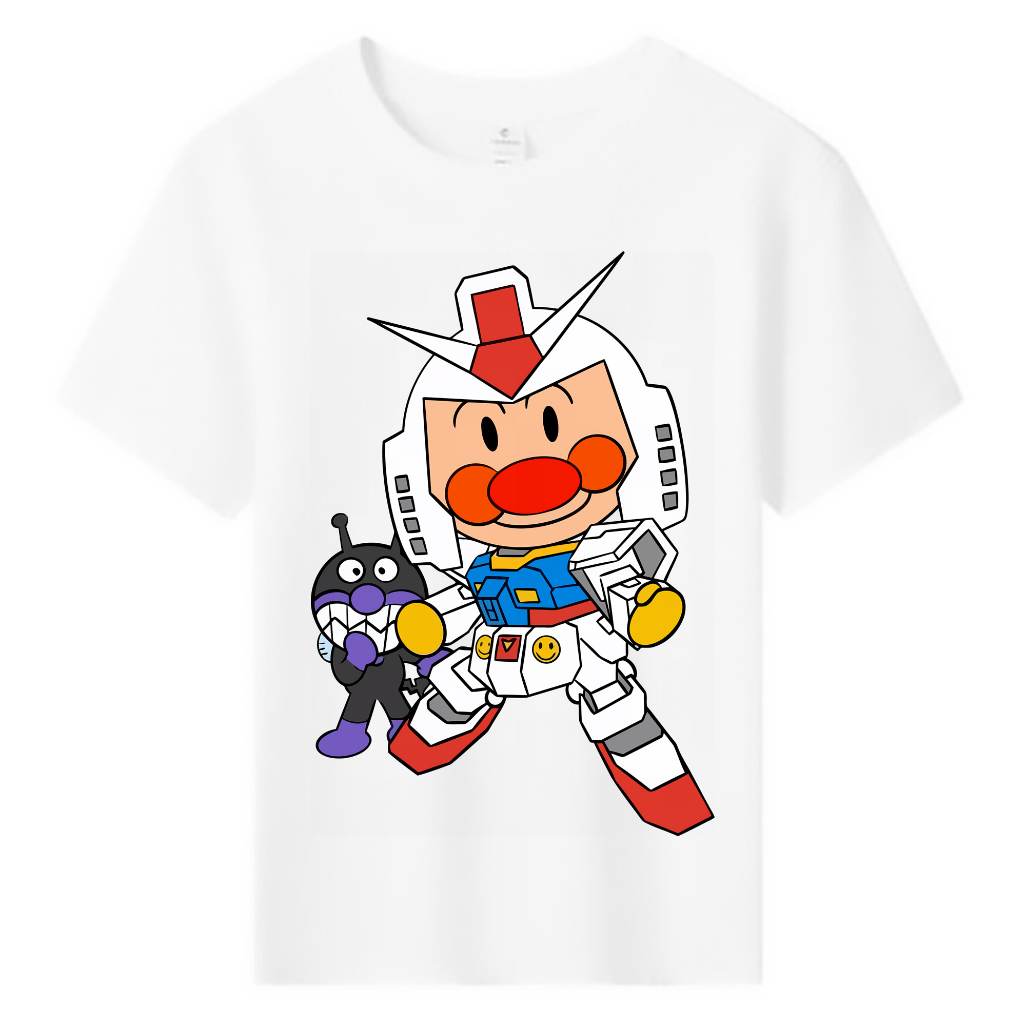 （画像用） アンパンマン Anpanman 綿100％キッズTシャツ（フロントプリント）