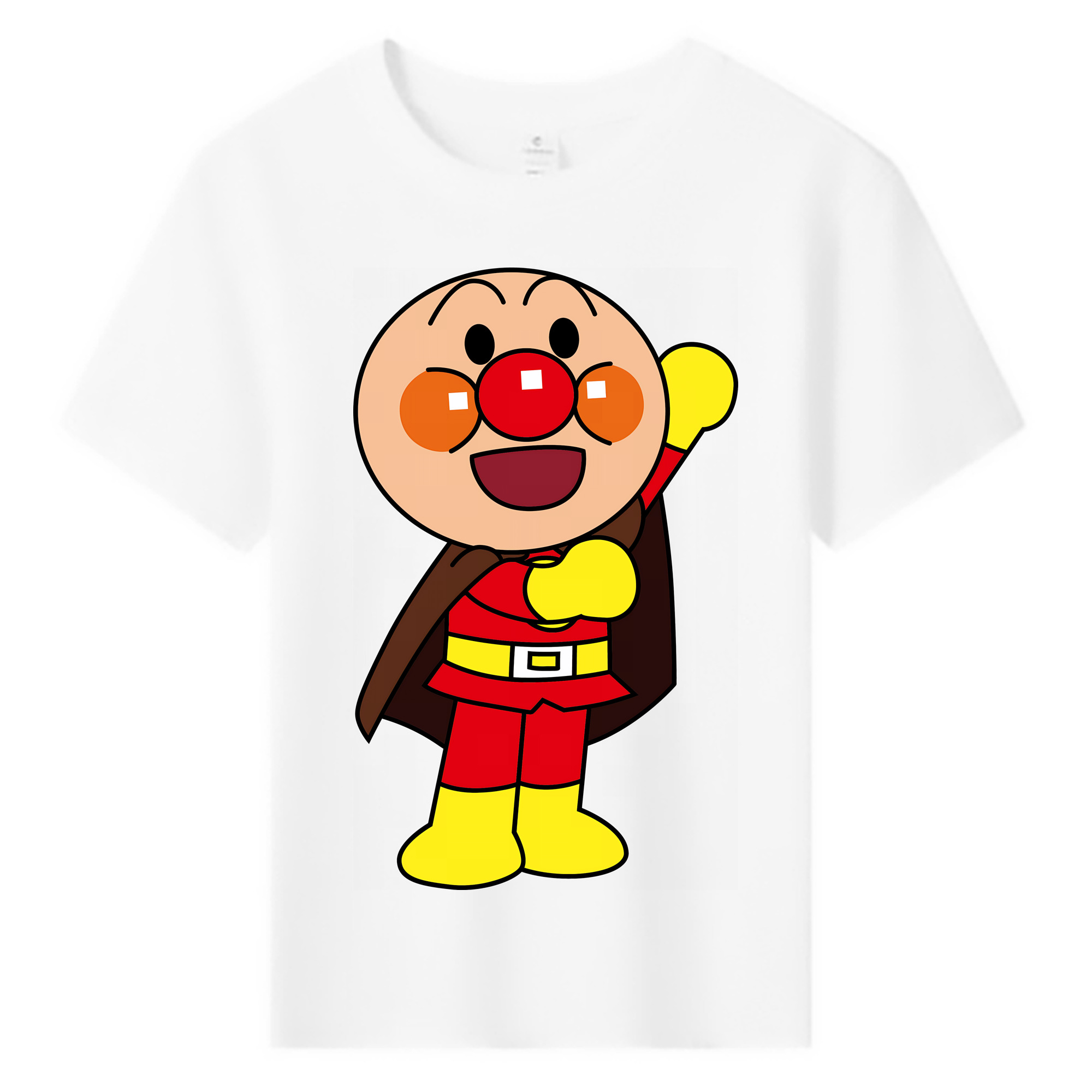 （画像用） アンパンマン Anpanman 綿100％キッズTシャツ（フロントプリント）