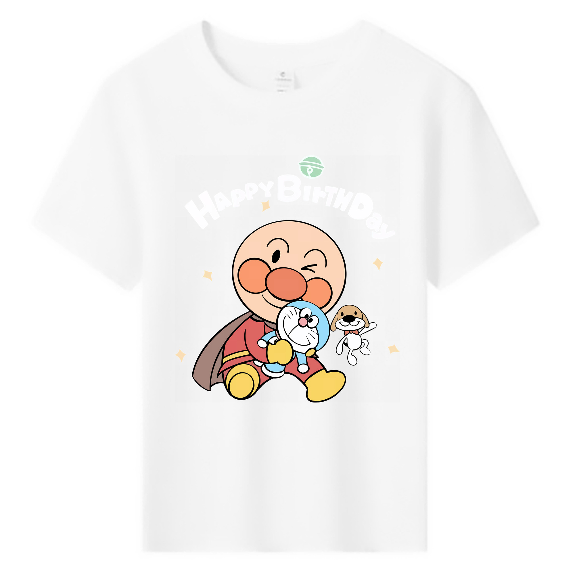 （画像用） アンパンマン Anpanman 綿100％キッズTシャツ（フロントプリント）