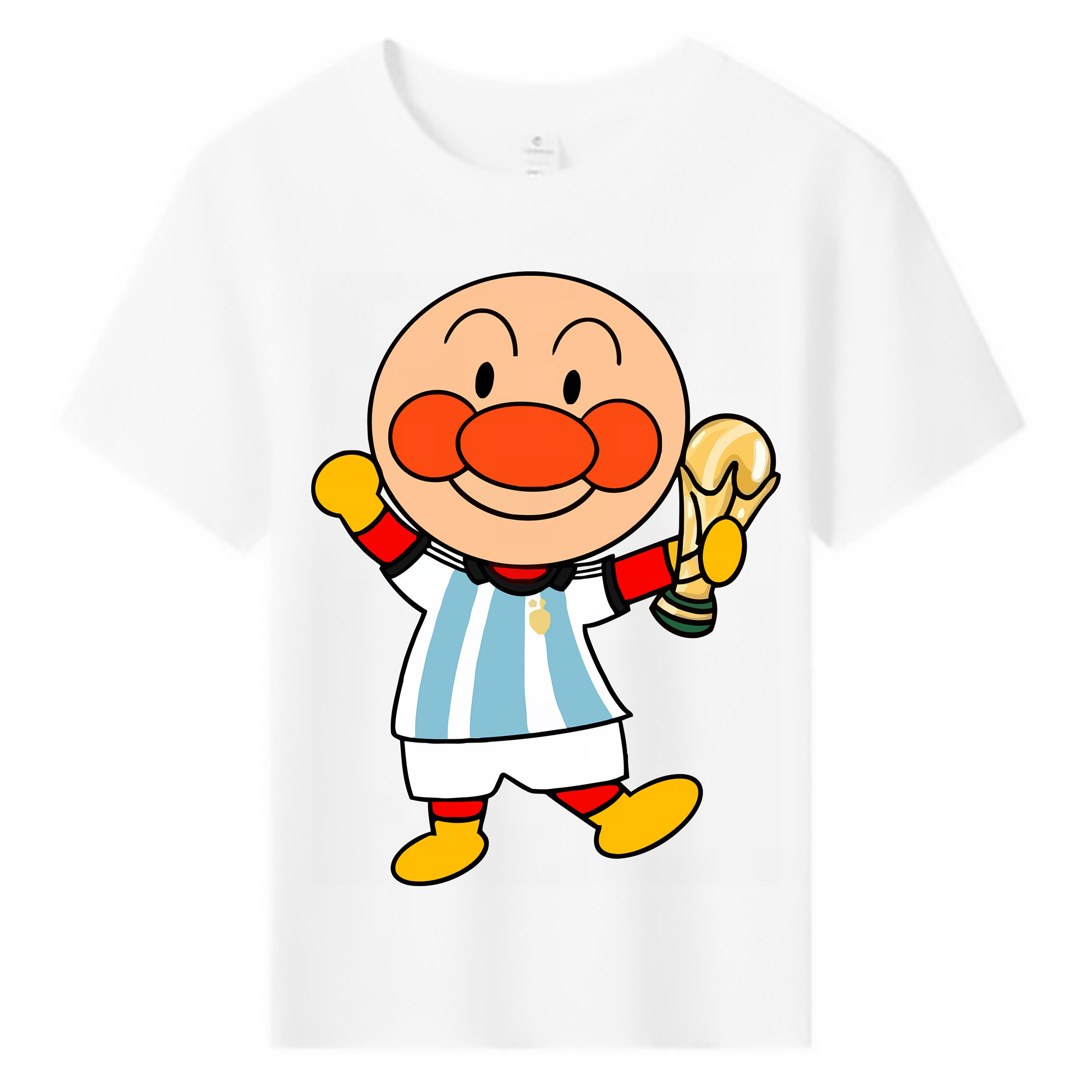 （画像用） アンパンマン Anpanman 綿100％キッズTシャツ（フロントプリント）
