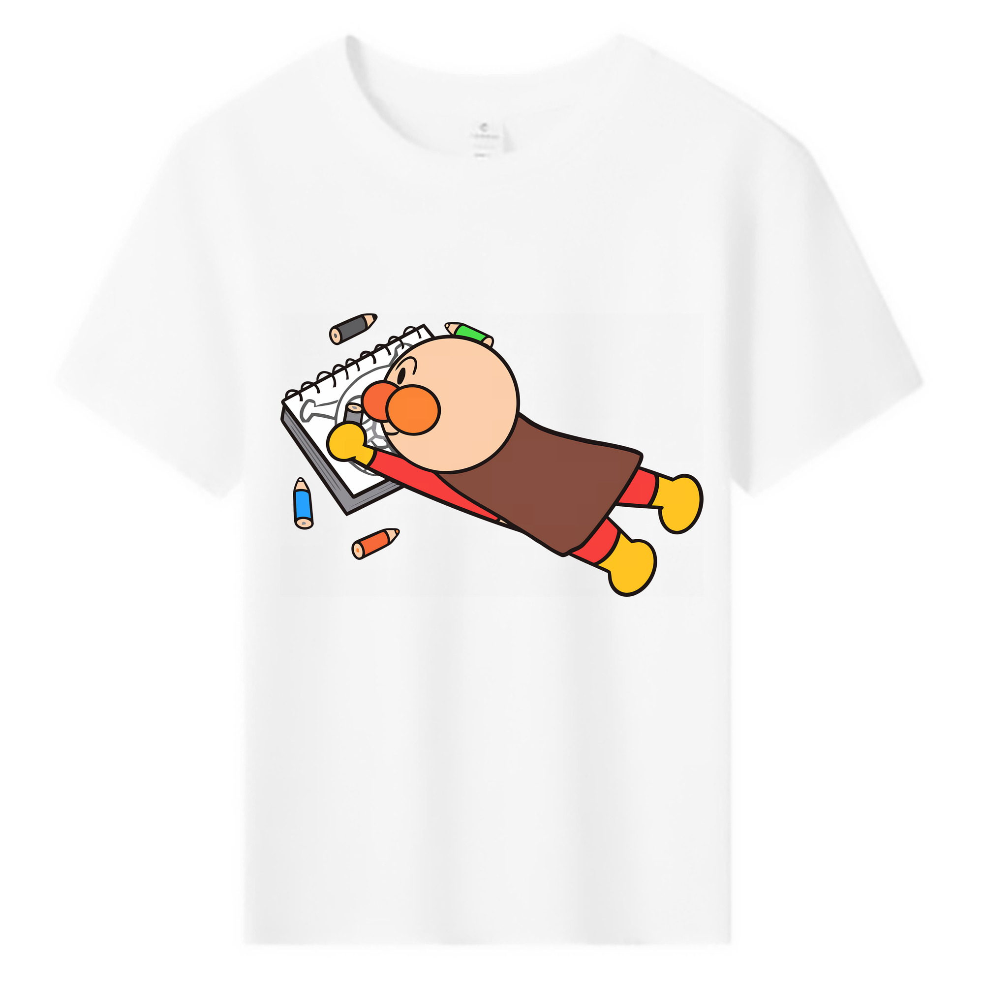 （画像用） アンパンマン Anpanman 綿100％キッズTシャツ（フロントプリント）