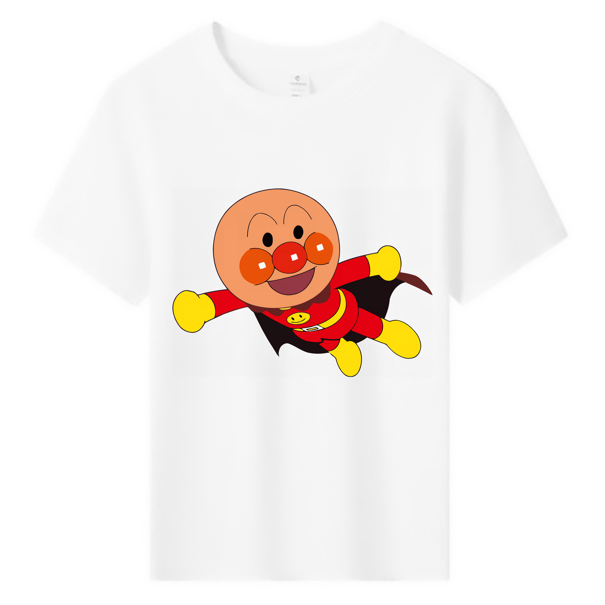 （画像用） アンパンマン Anpanman 綿100％キッズTシャツ（フロントプリント）