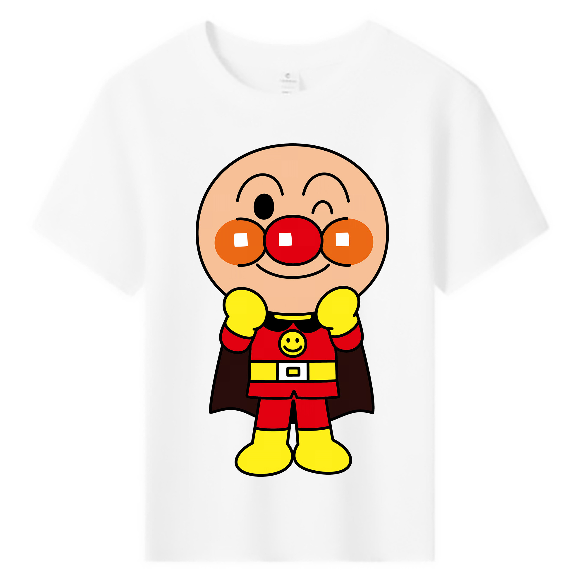 （画像用） アンパンマン Anpanman 綿100％キッズTシャツ（フロントプリント）