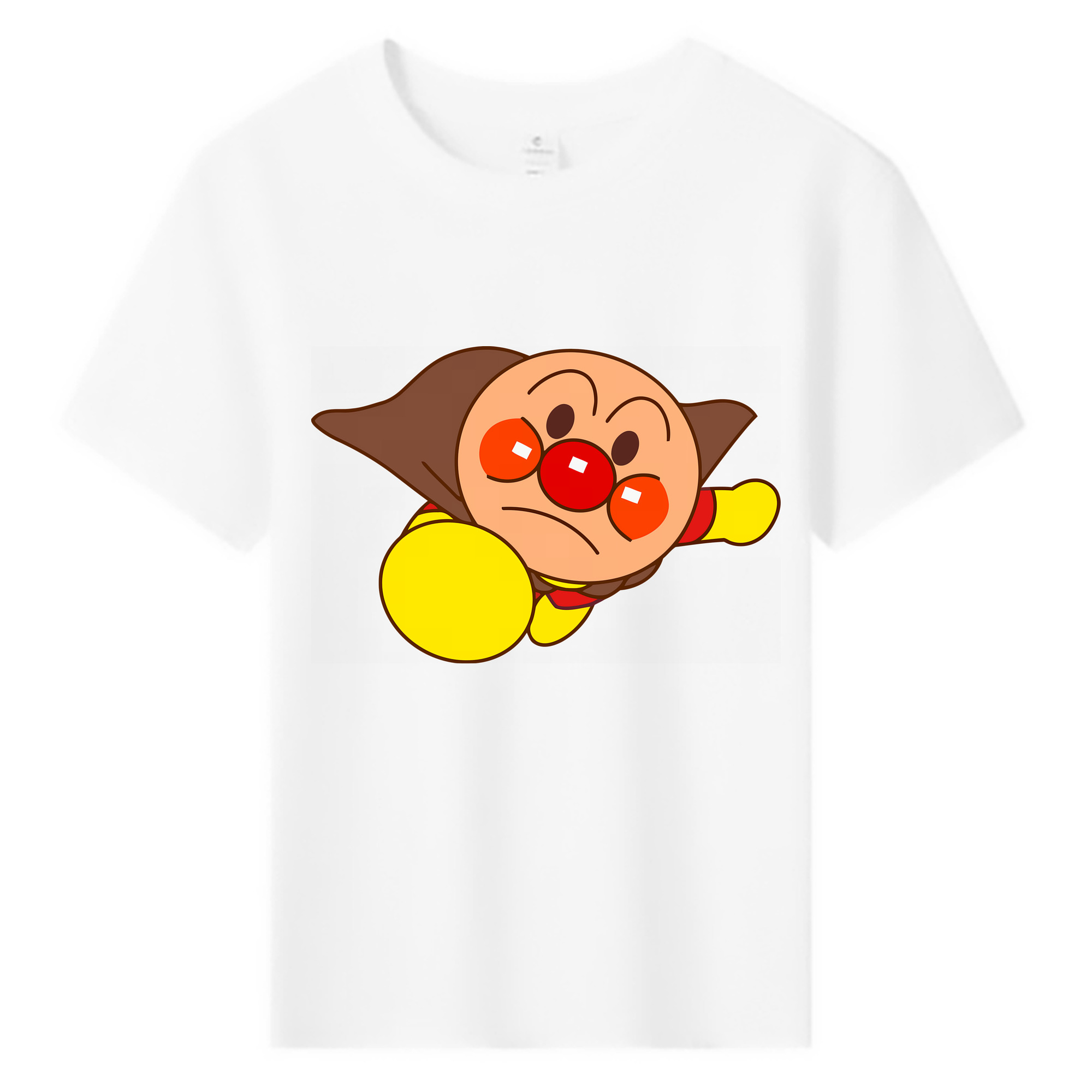 （画像用） アンパンマン Anpanman 綿100％キッズTシャツ（フロントプリント）