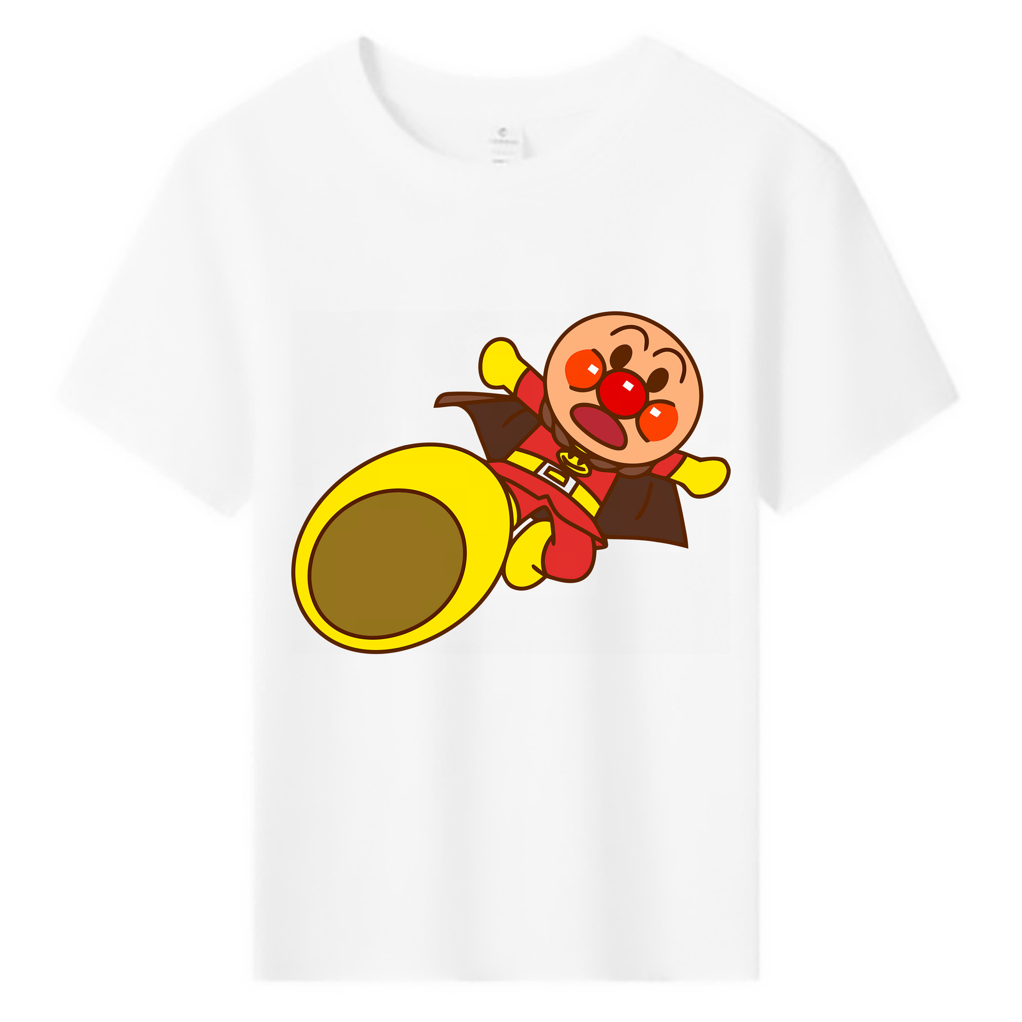 （画像用） アンパンマン Anpanman 綿100％キッズTシャツ（フロントプリント）