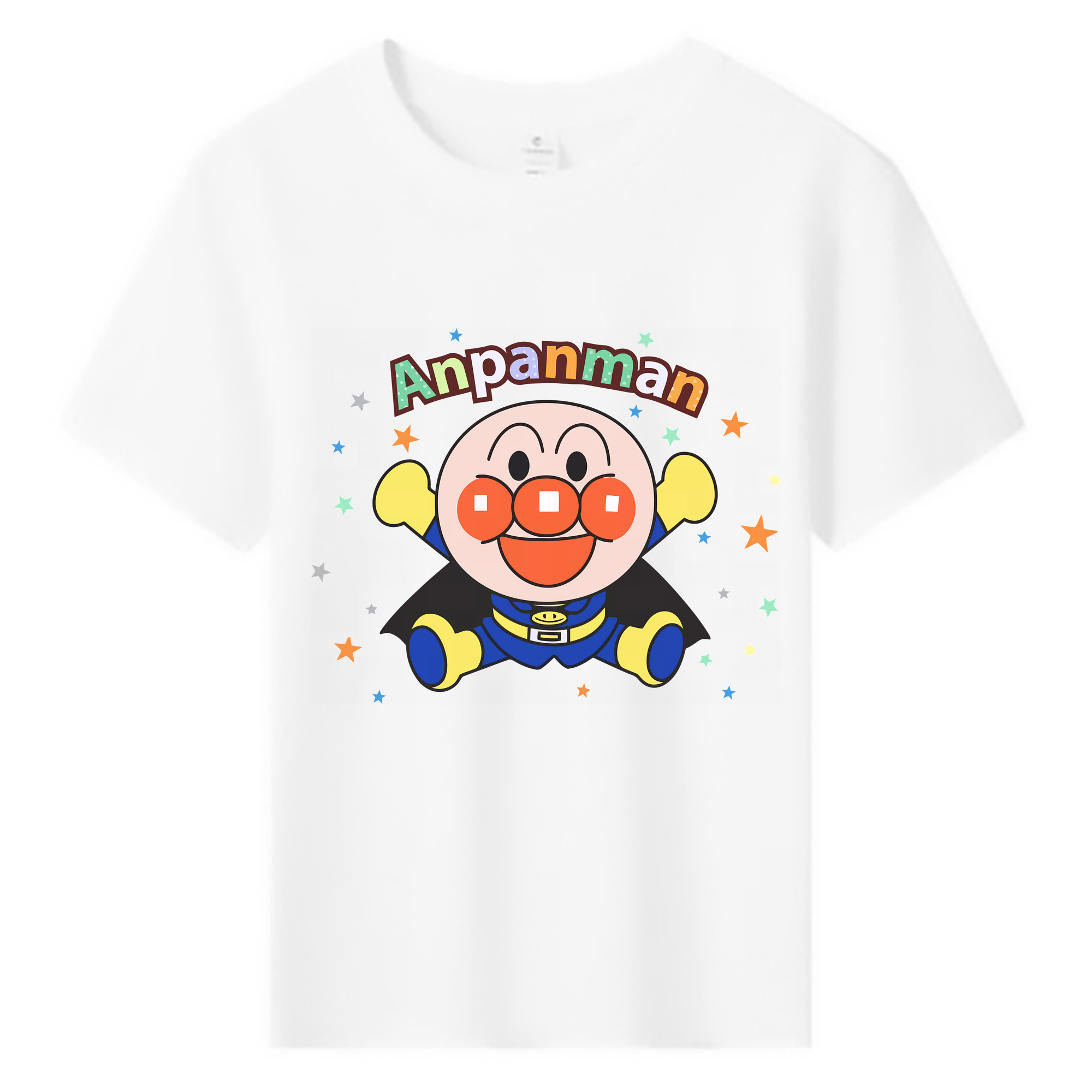 （画像用） アンパンマン Anpanman 綿100％キッズTシャツ（フロントプリント）