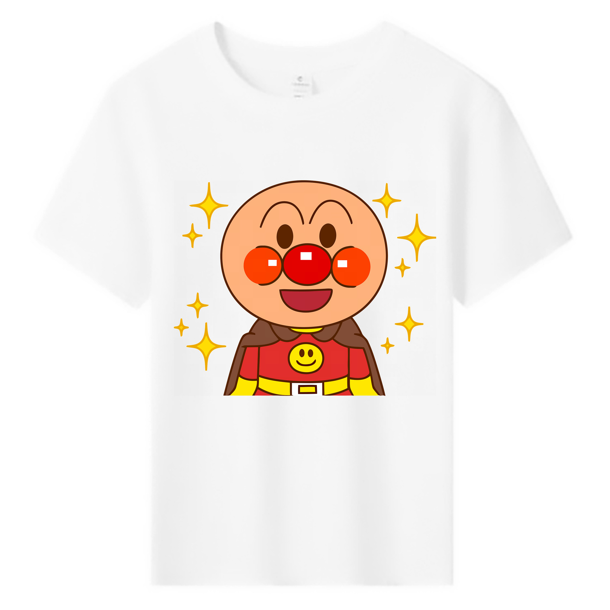 （画像用） アンパンマン Anpanman 綿100％キッズTシャツ（フロントプリント）