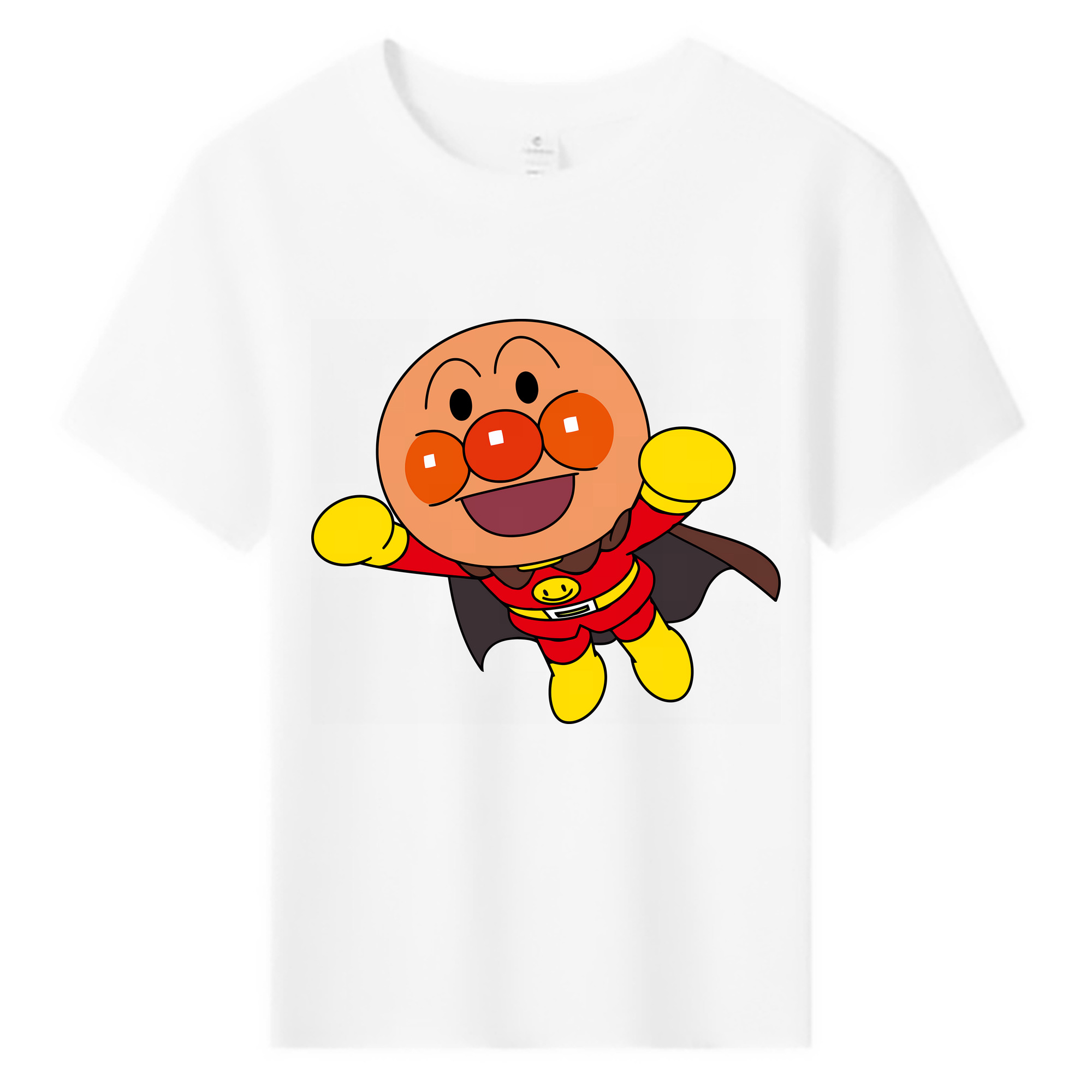 （画像用） アンパンマン Anpanman 綿100％キッズTシャツ（フロントプリント）