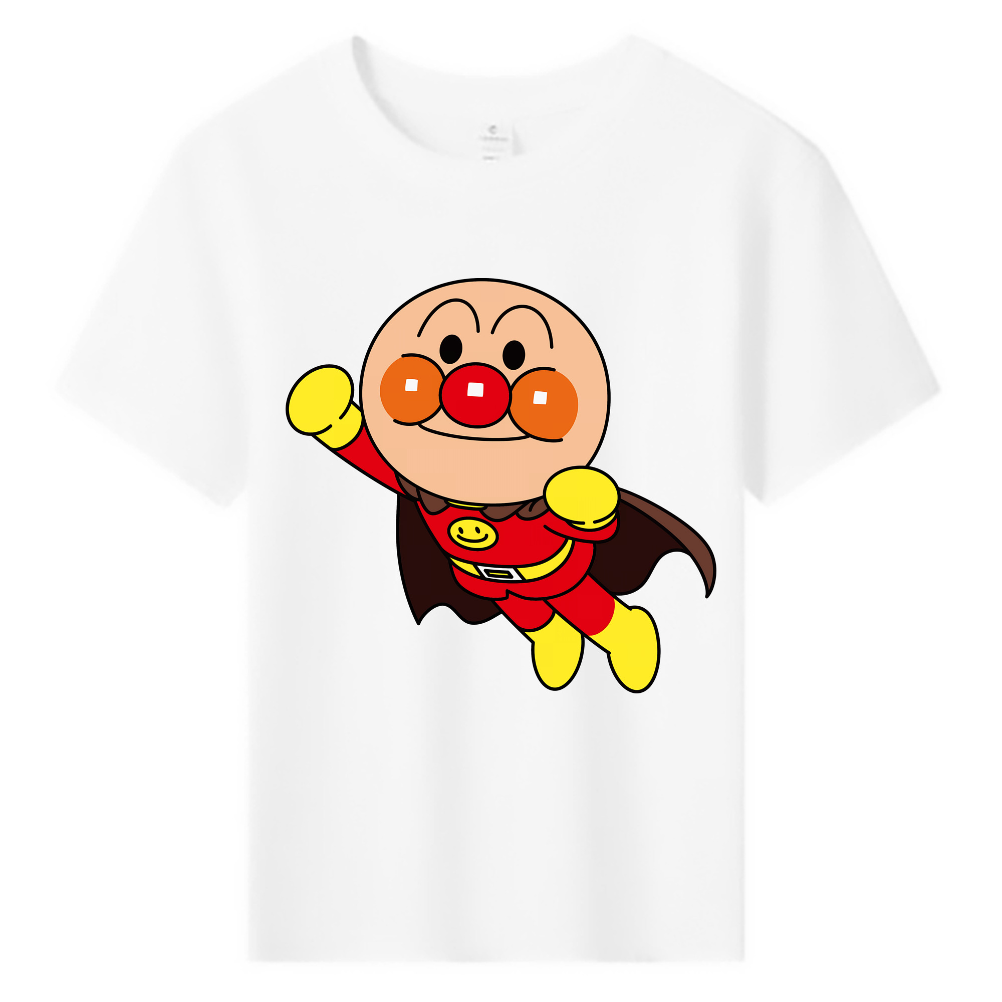 （画像用） アンパンマン Anpanman 綿100％キッズTシャツ（フロントプリント）