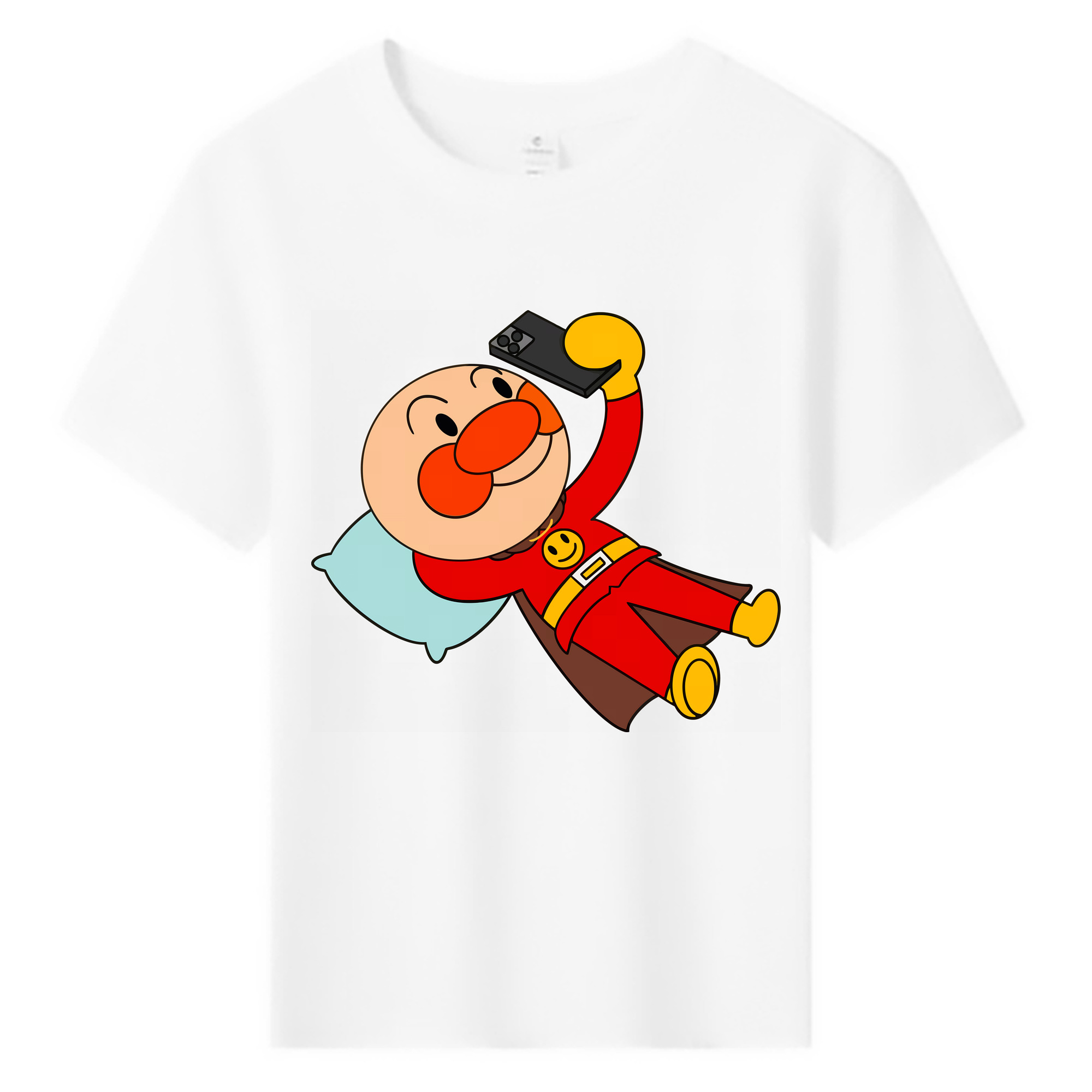 （画像用） アンパンマン Anpanman 綿100％キッズTシャツ（フロントプリント）