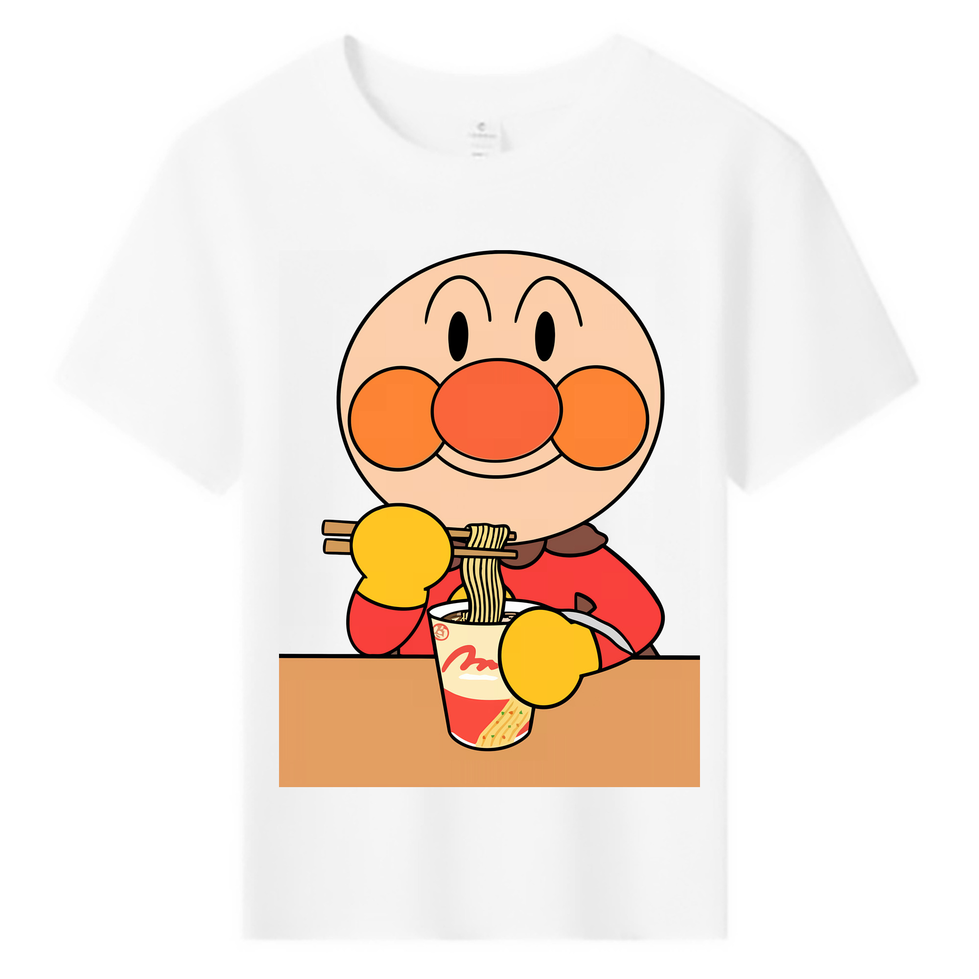 （画像用） アンパンマン Anpanman 綿100％キッズTシャツ（フロントプリント）