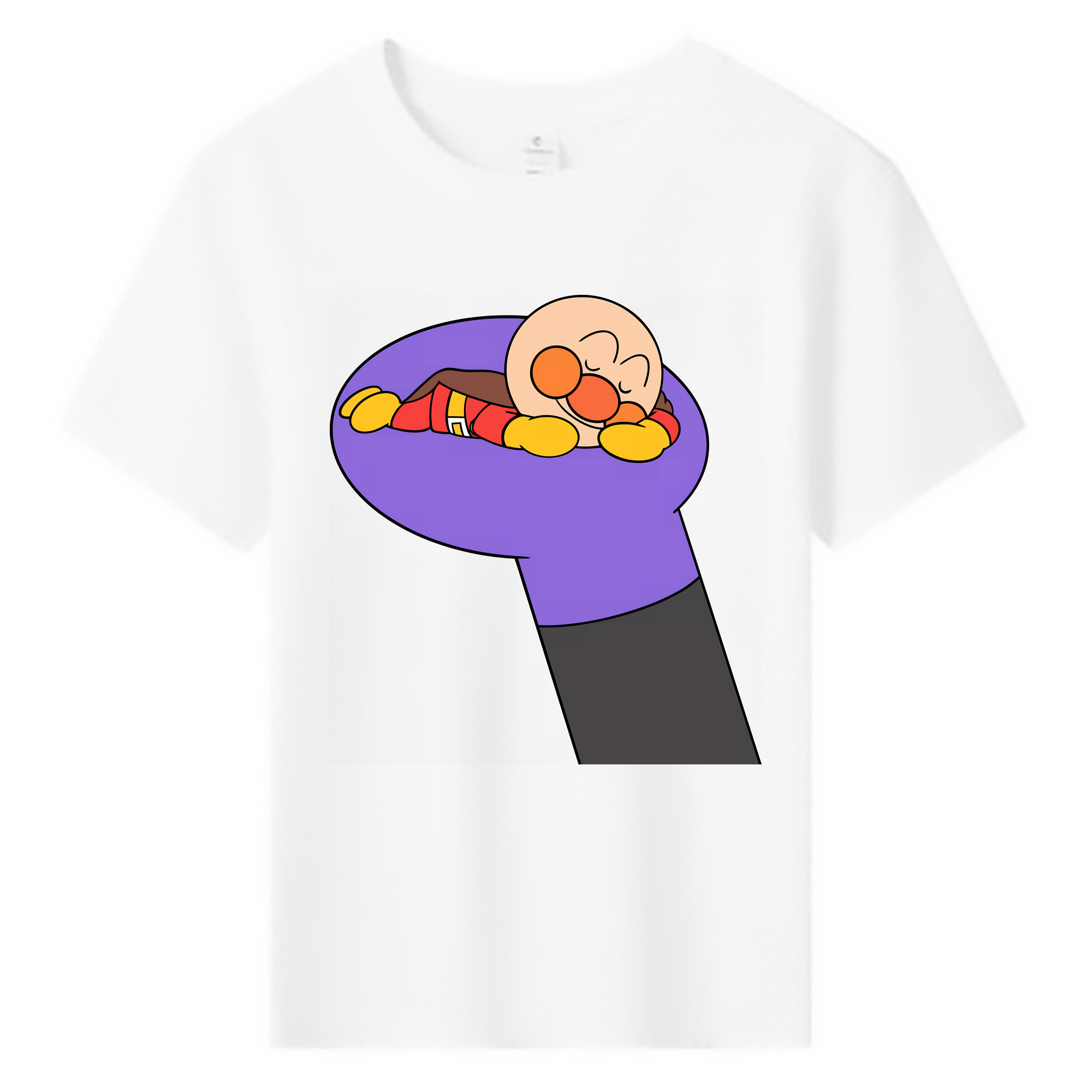 （画像用） アンパンマン Anpanman 綿100％キッズTシャツ（フロントプリント）
