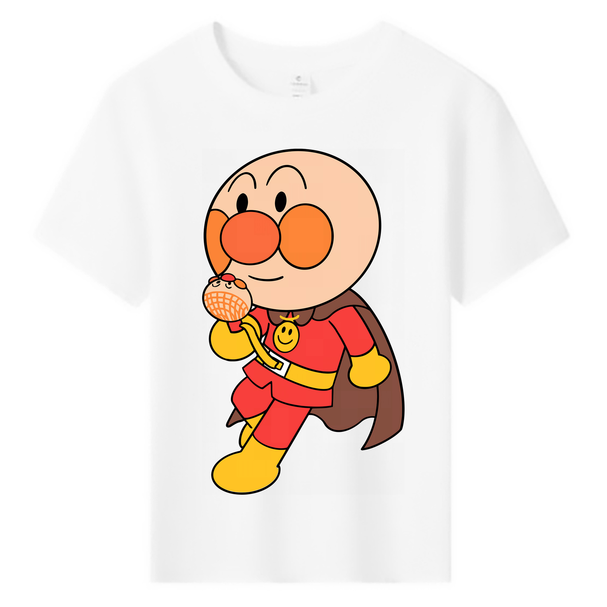 （画像用） アンパンマン Anpanman 綿100％キッズTシャツ（フロントプリント）