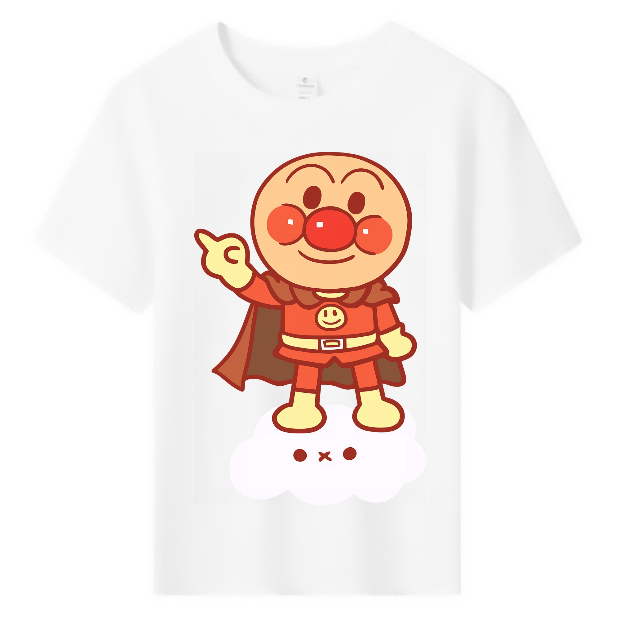 （画像用） アンパンマン Anpanman 綿100％キッズTシャツ（フロントプリント）