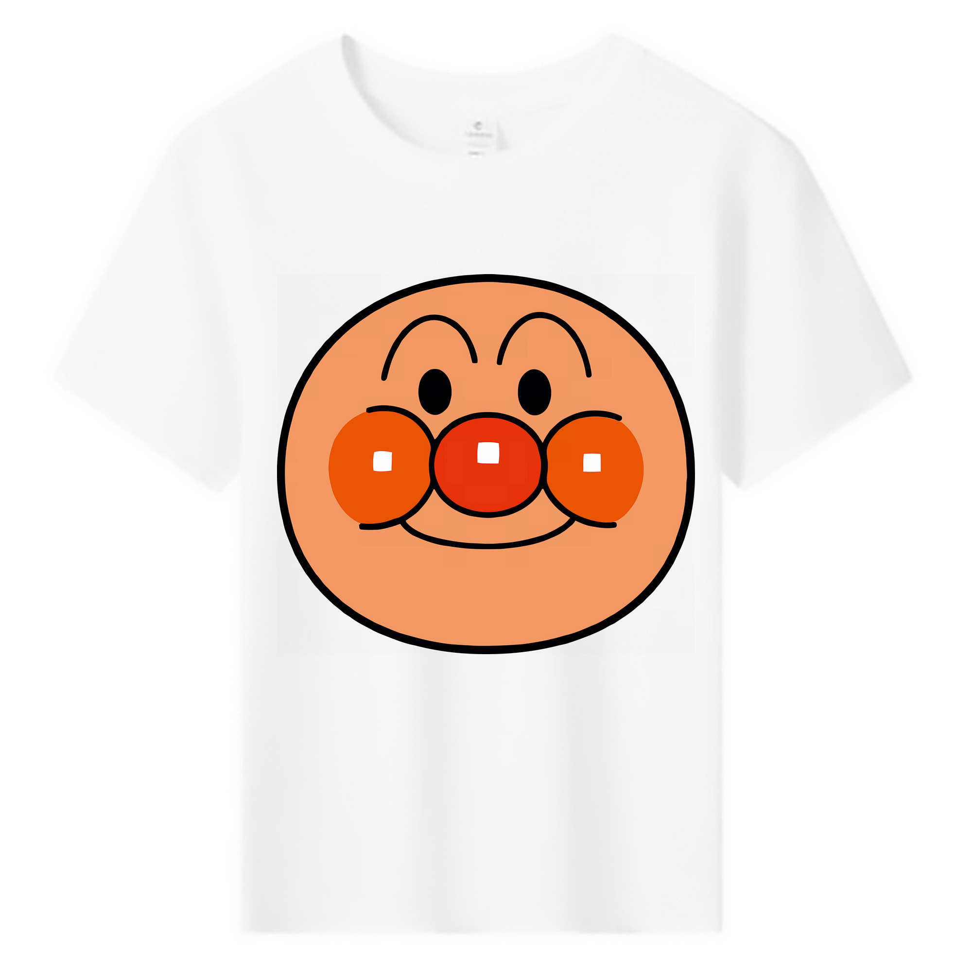 （画像用） アンパンマン Anpanman 綿100％キッズTシャツ（フロントプリント）