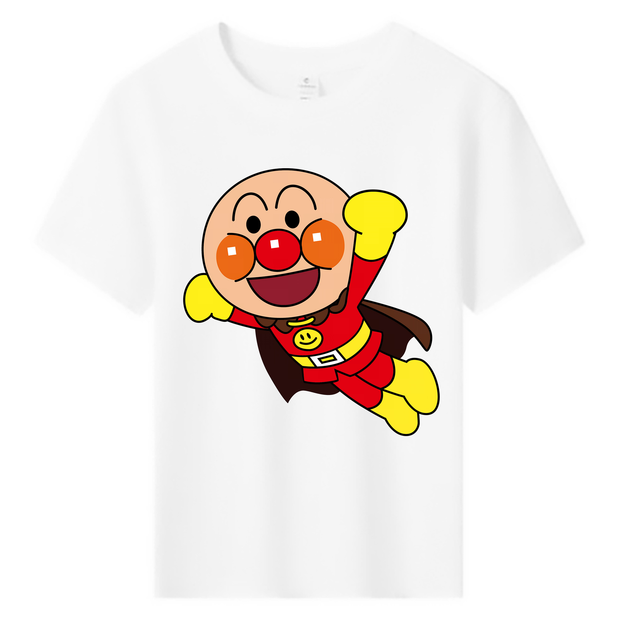 （画像用） アンパンマン Anpanman 綿100％キッズTシャツ（フロントプリント）