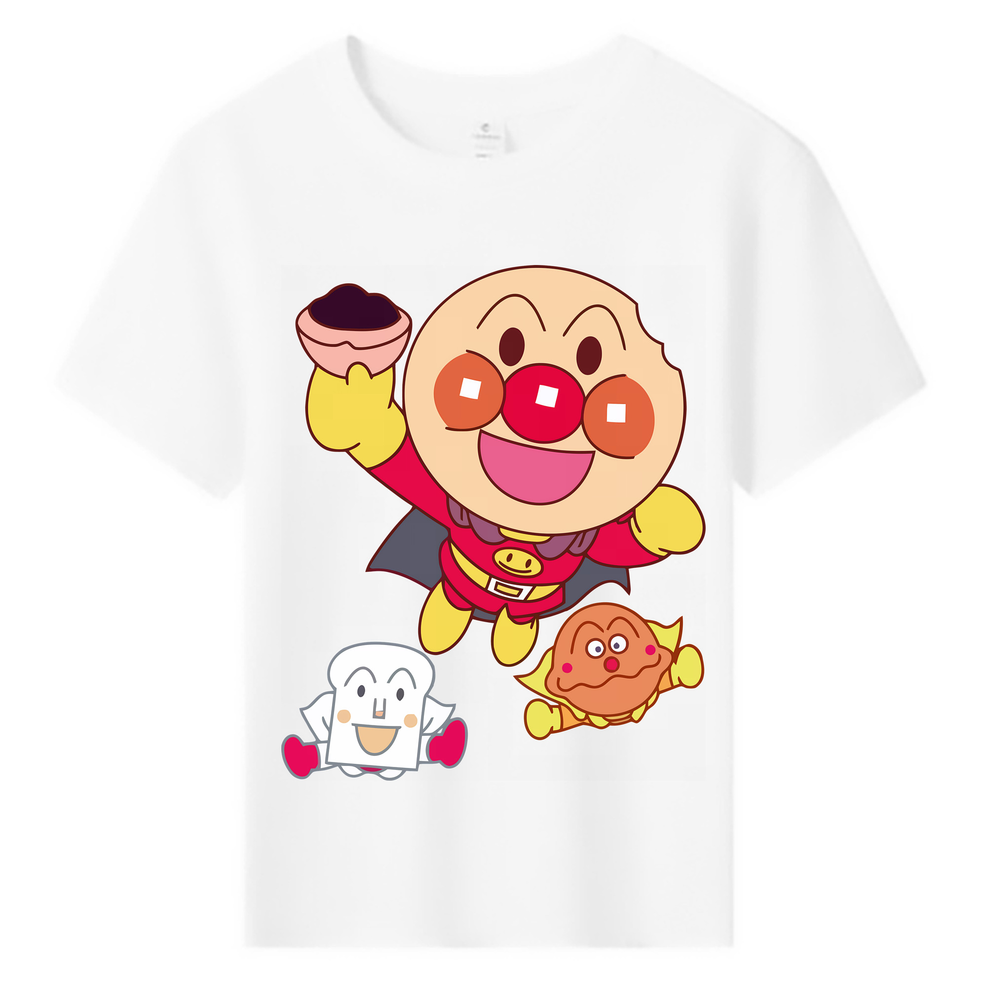 （画像用） アンパンマン Anpanman 綿100％キッズTシャツ（フロントプリント）