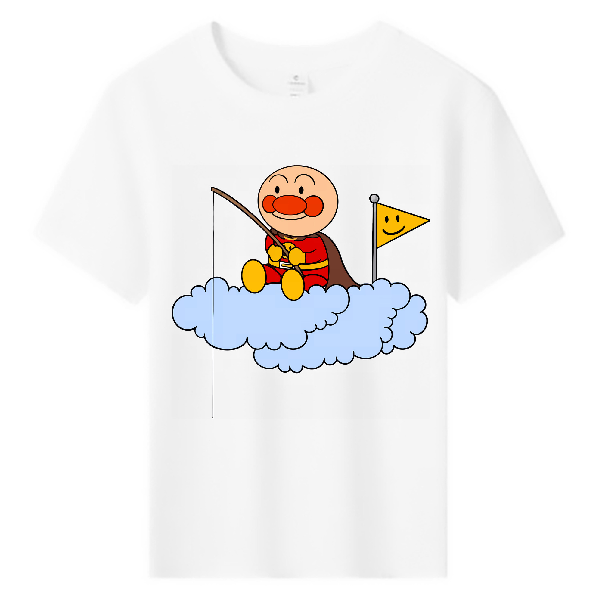 （画像用） アンパンマン Anpanman 綿100％キッズTシャツ（フロントプリント）