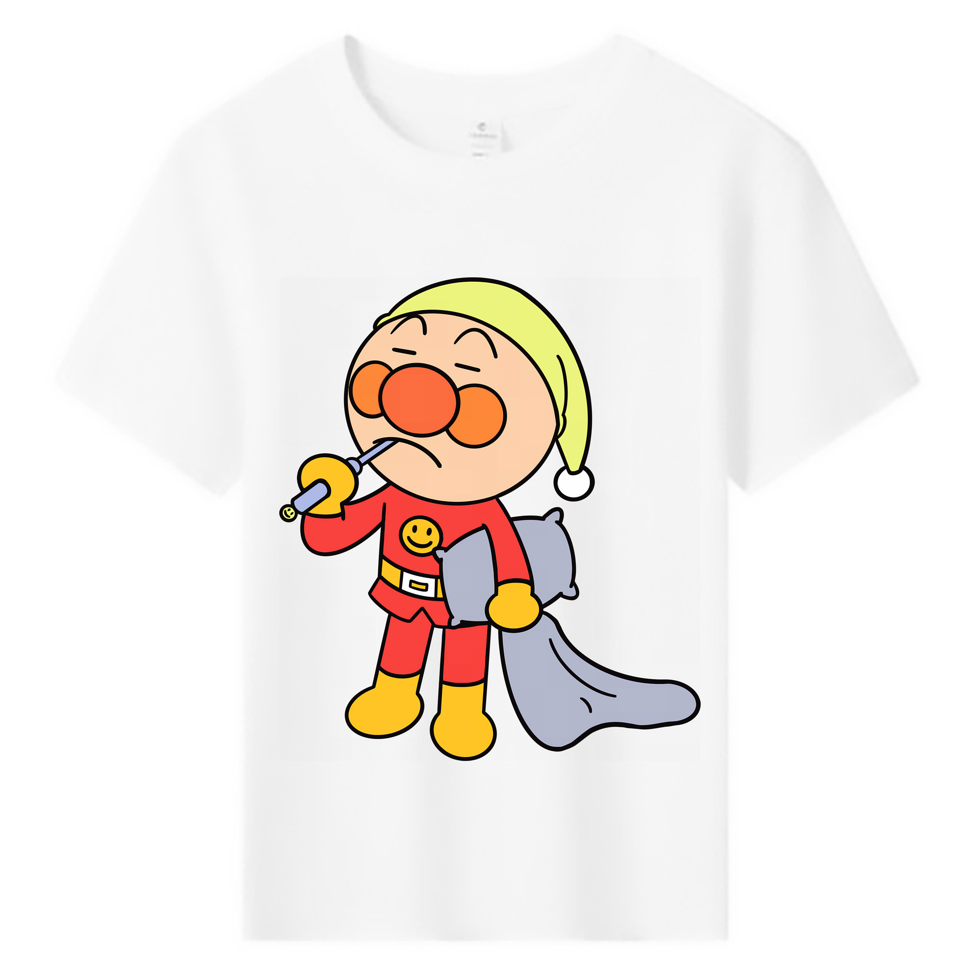 （画像用） アンパンマン Anpanman 綿100％キッズTシャツ（フロントプリント）