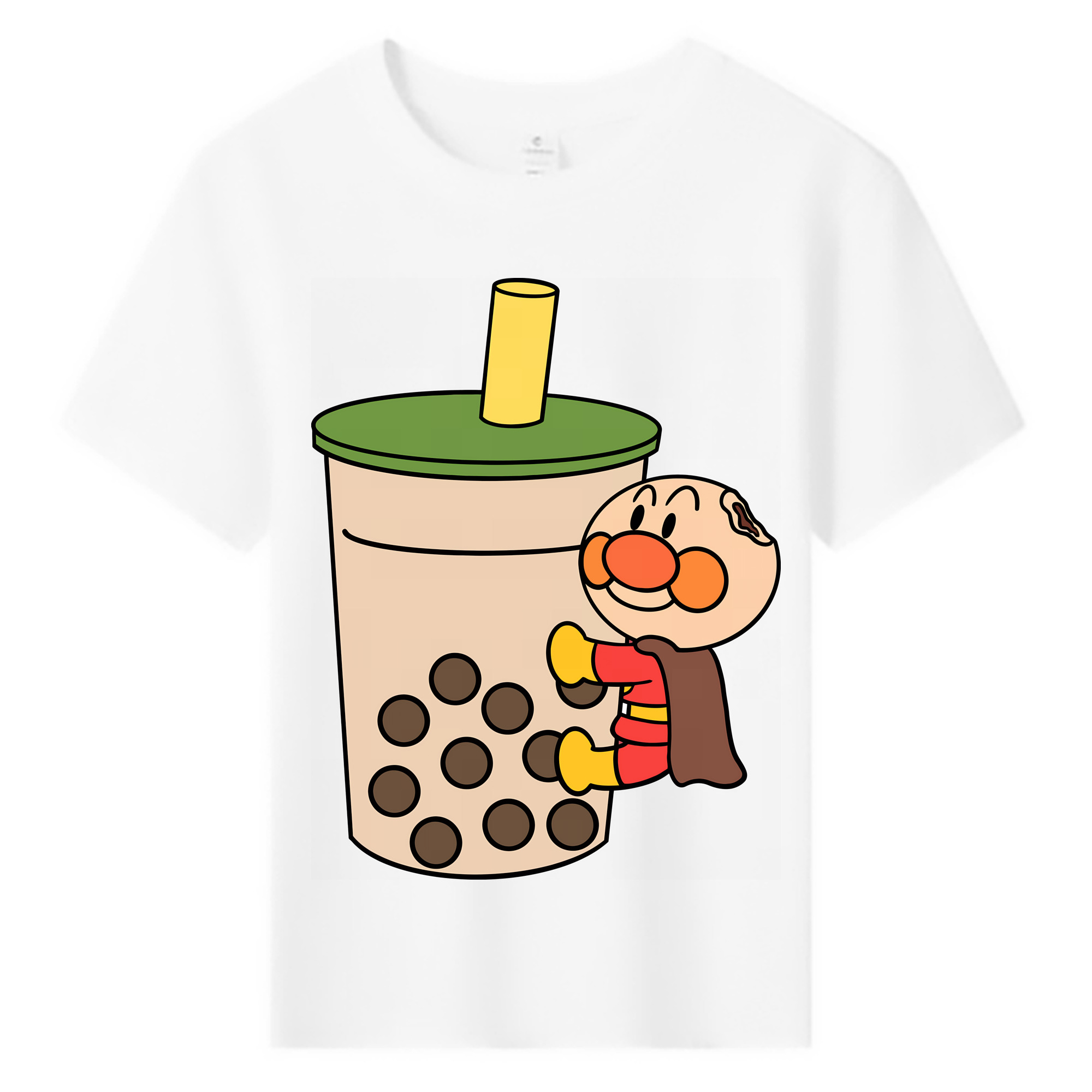 （画像用） アンパンマン Anpanman 綿100％キッズTシャツ（フロントプリント）