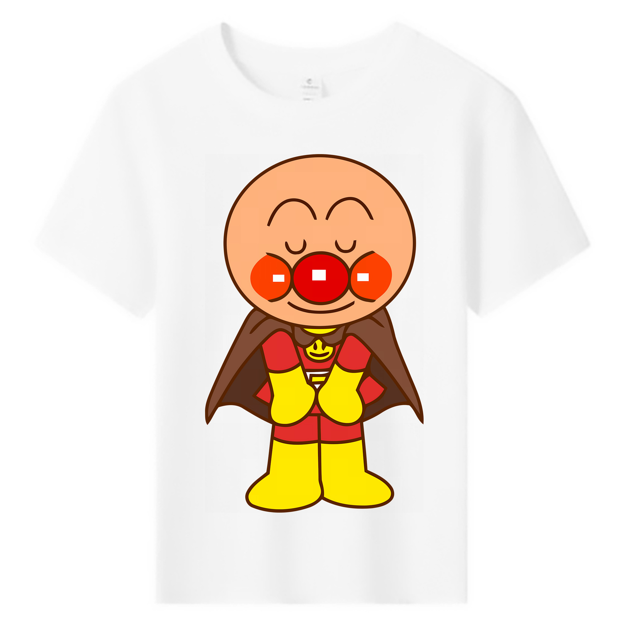 （画像用） アンパンマン Anpanman 綿100％キッズTシャツ（フロントプリント）