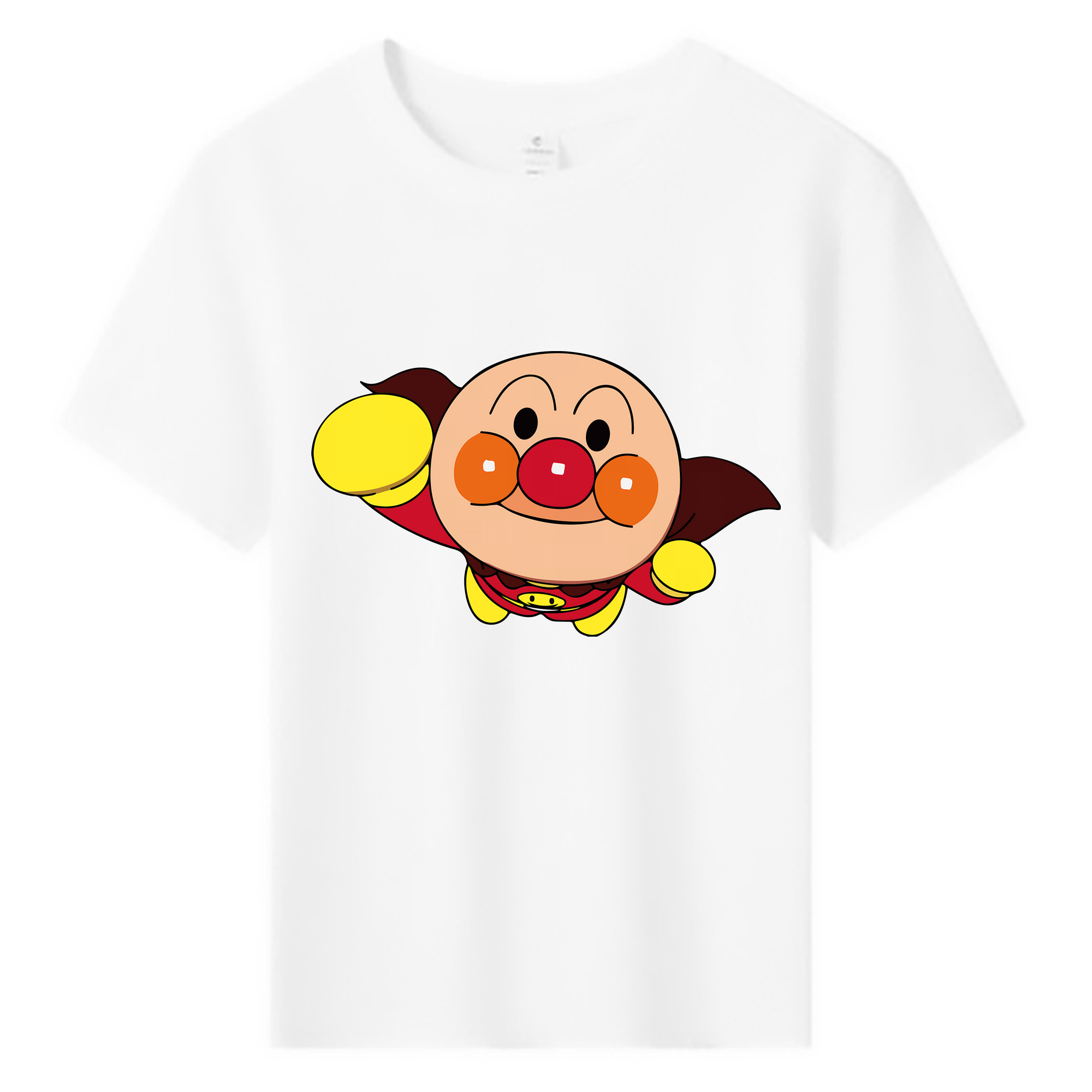 （画像用） アンパンマン Anpanman 綿100％キッズTシャツ（フロントプリント）