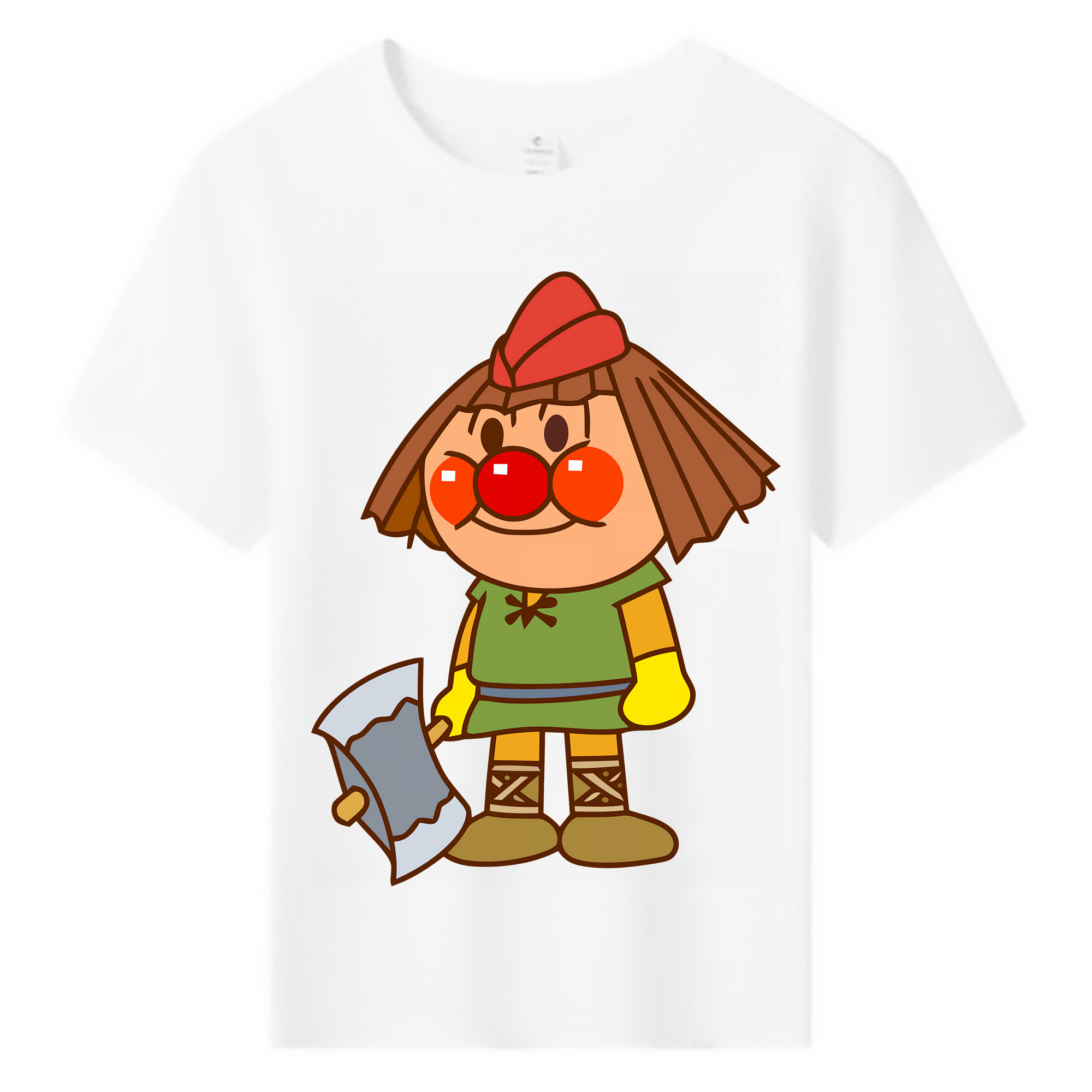 （画像用） アンパンマン Anpanman 綿100％キッズTシャツ（フロントプリント）