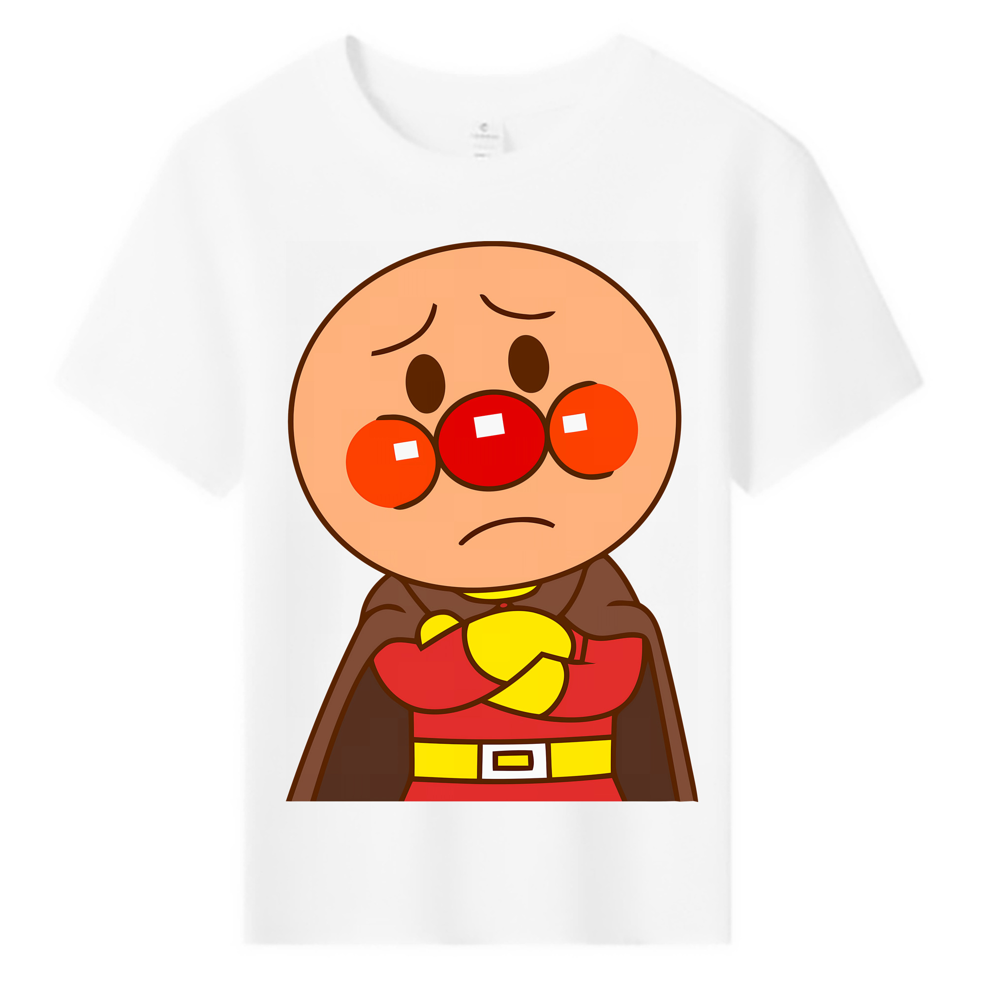 （画像用） アンパンマン Anpanman 綿100％キッズTシャツ（フロントプリント）