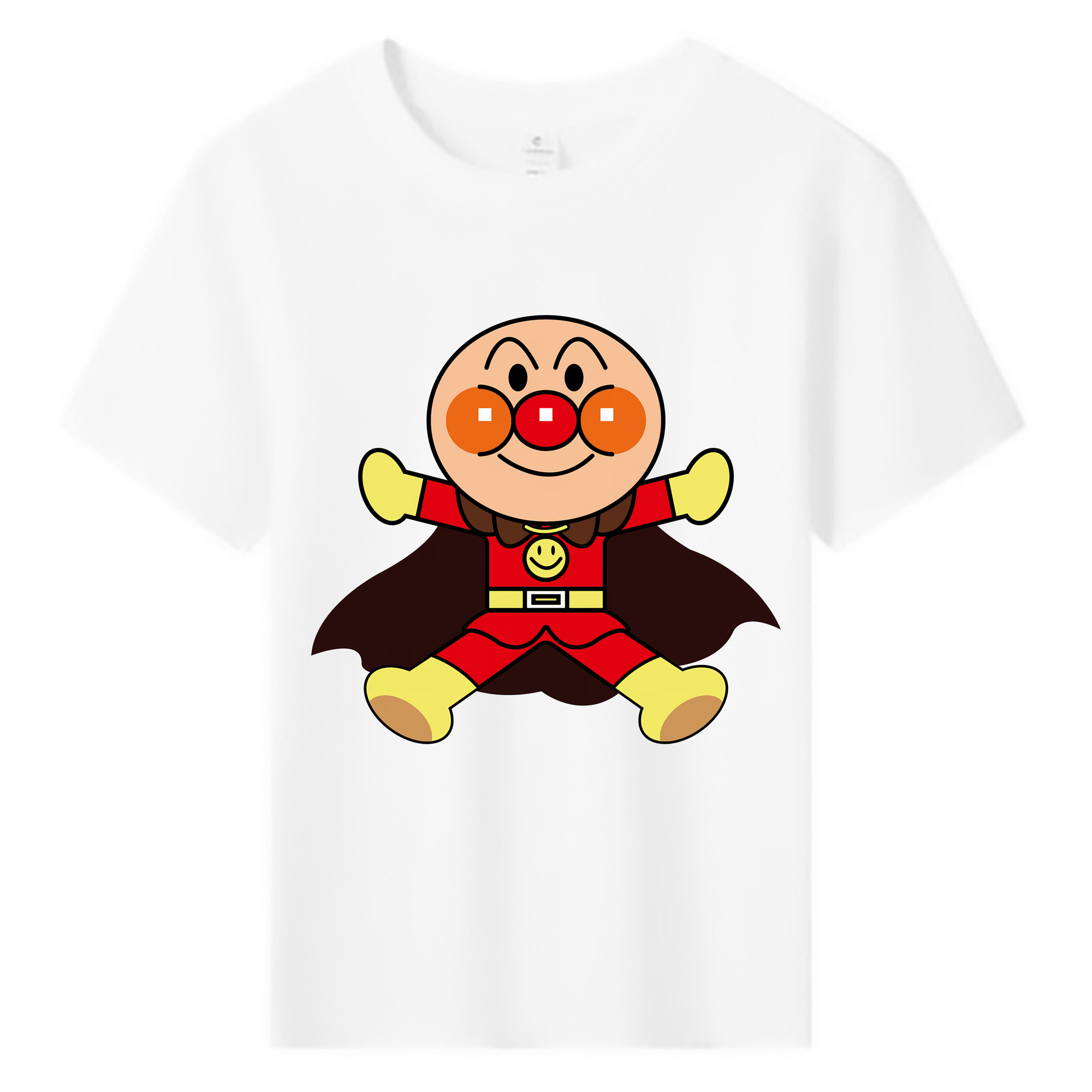 （画像用） アンパンマン Anpanman 綿100％キッズTシャツ（フロントプリント）