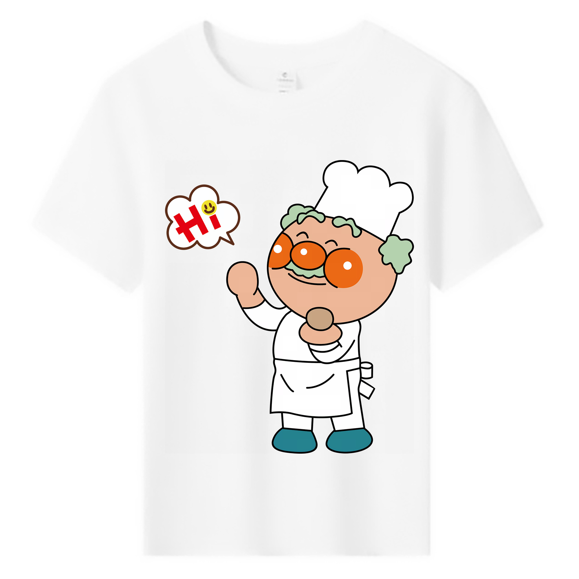 （画像用） アンパンマン Anpanman 綿100％キッズTシャツ（フロントプリント）