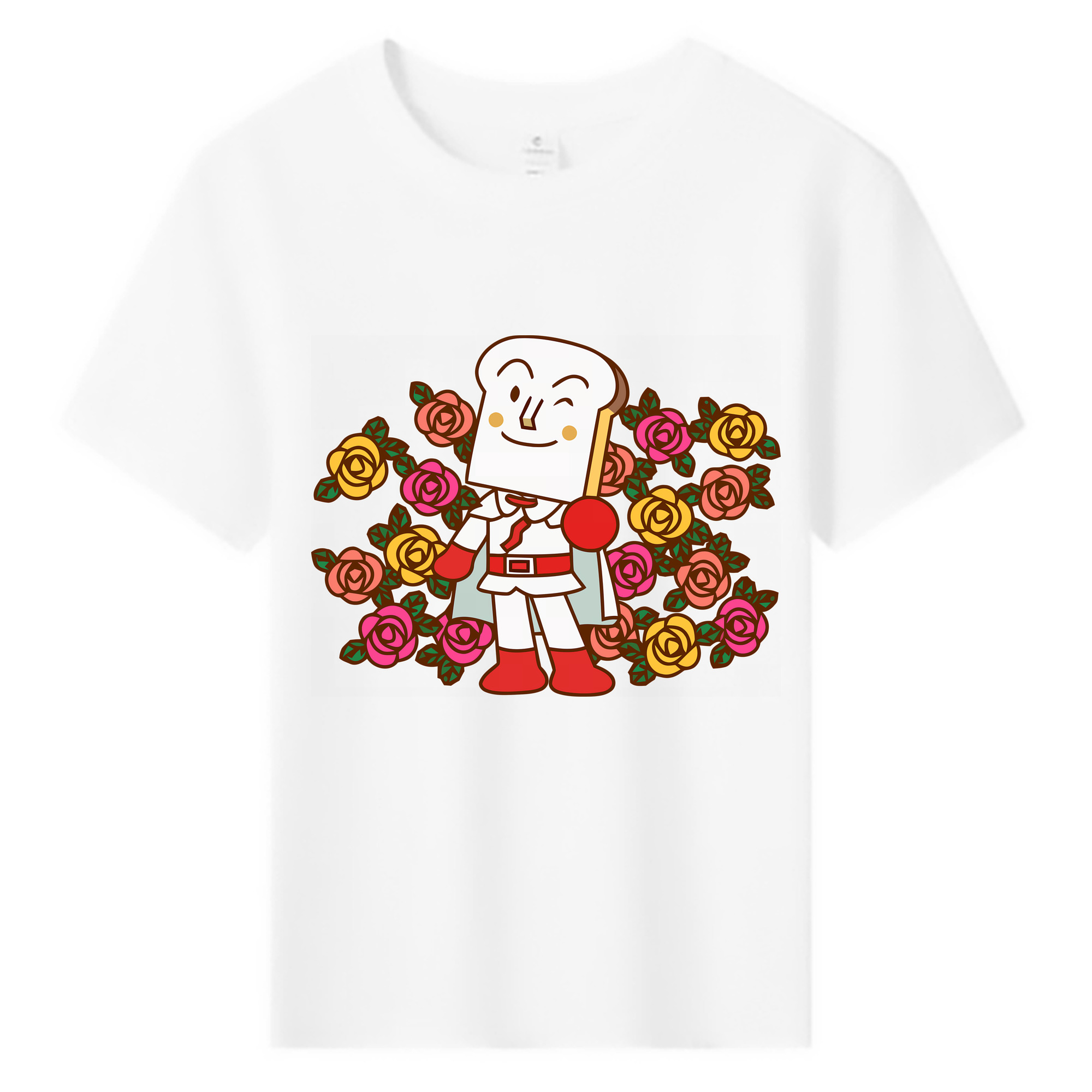 （画像用） アンパンマン Anpanman 綿100％キッズTシャツ（フロントプリント）