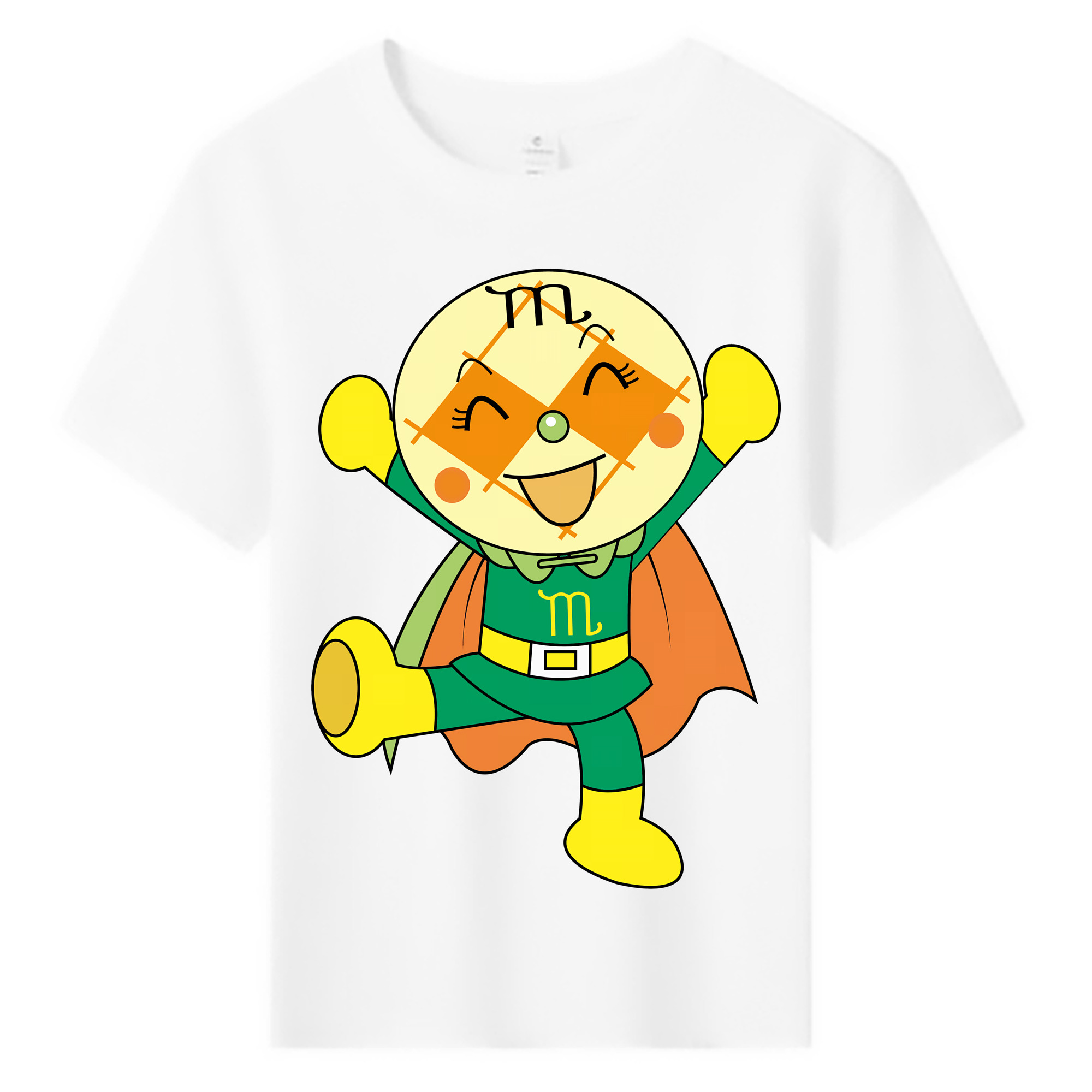 （画像用） アンパンマン Anpanman 綿100％キッズTシャツ（フロントプリント）
