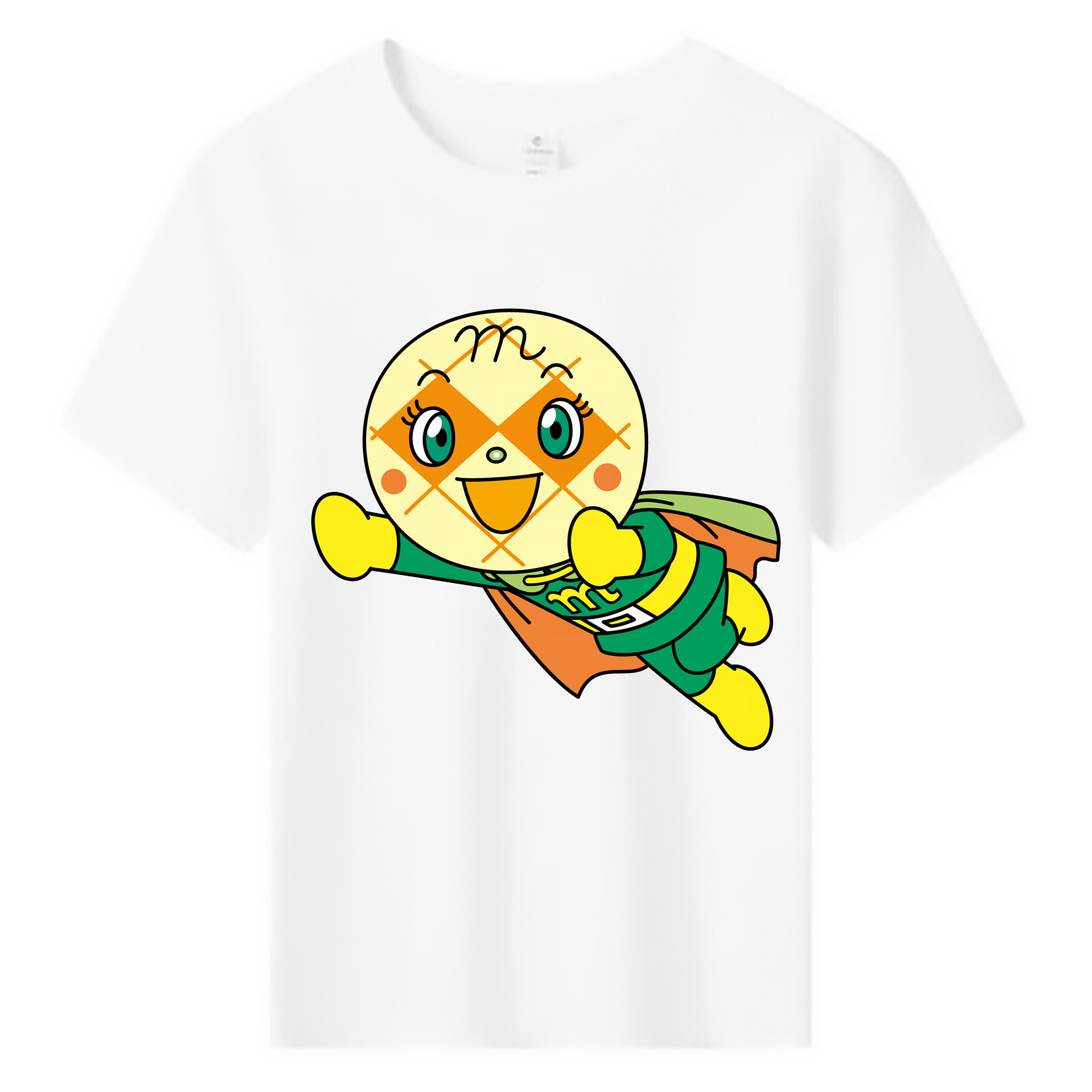 （画像用） アンパンマン Anpanman 綿100％キッズTシャツ（フロントプリント）