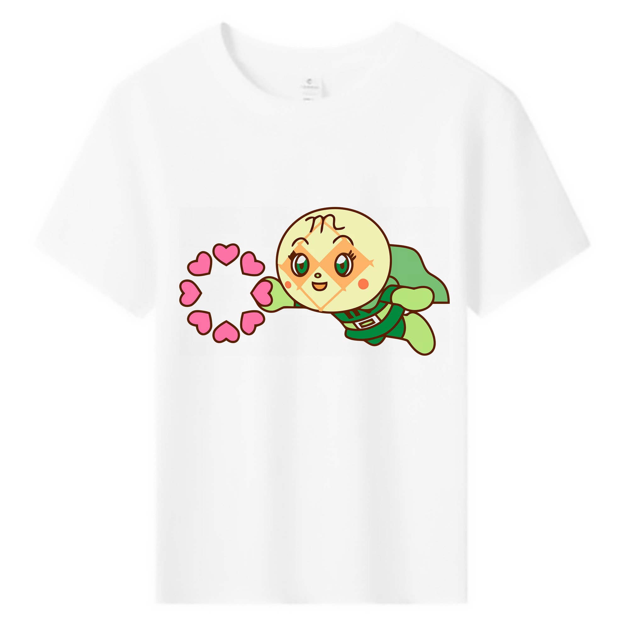 （画像用） アンパンマン Anpanman 綿100％キッズTシャツ（フロントプリント）