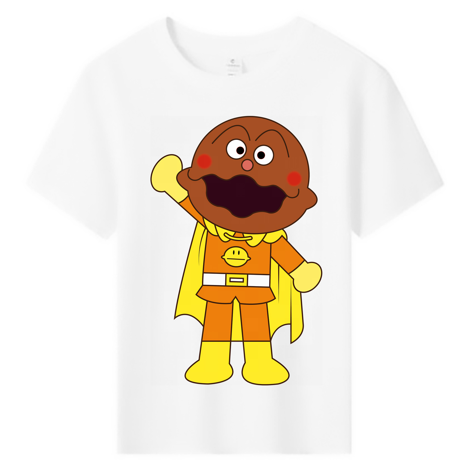 （画像用） アンパンマン Anpanman 綿100％キッズTシャツ（フロントプリント）