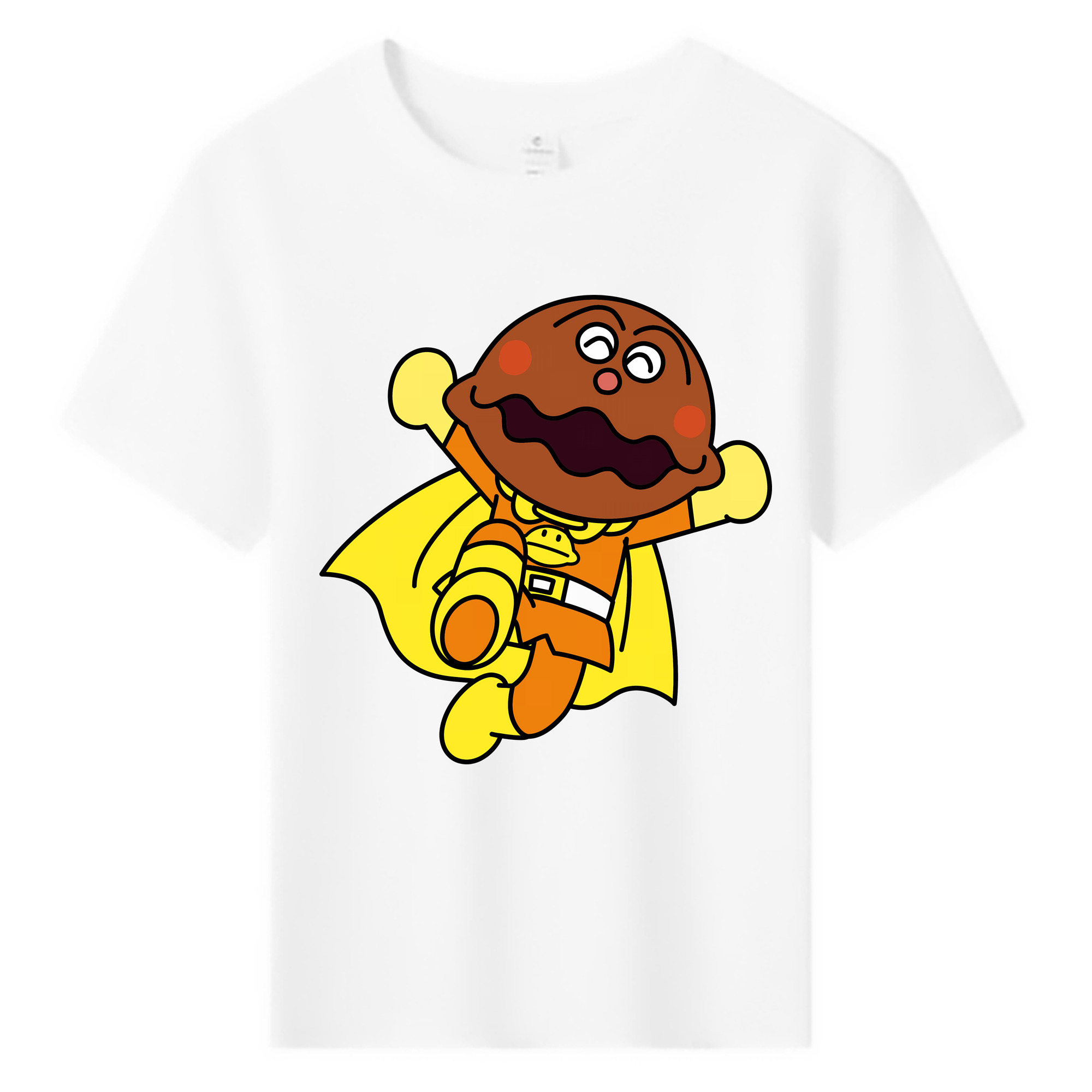 （画像用） アンパンマン Anpanman 綿100％キッズTシャツ（フロントプリント）