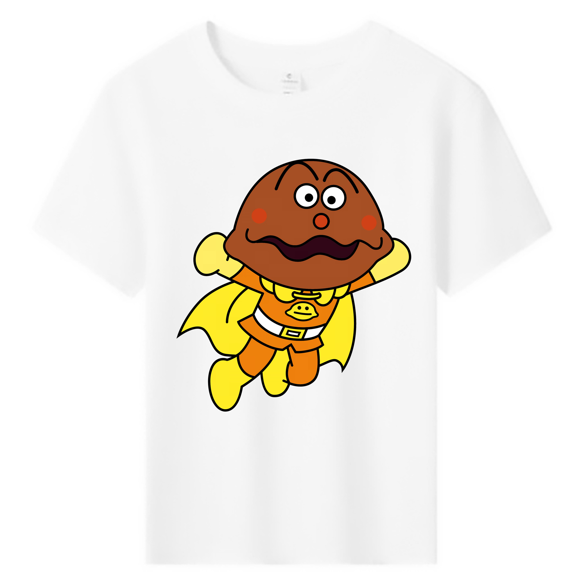 （画像用） アンパンマン Anpanman 綿100％キッズTシャツ（フロントプリント）